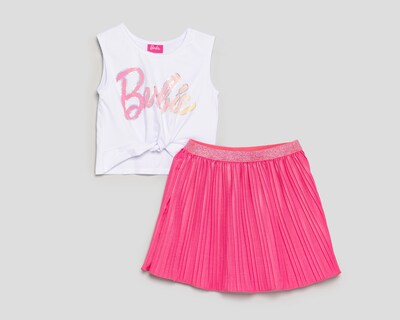 Foto 1 | Playera y Falda Barbie para Niña