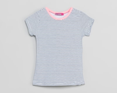 Foto 1 | Playera de Cuello Redondo Blanca Girls Attitude para Niña