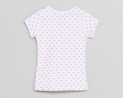 Foto 2 | Playera de Cuello Redondo Blanca Girls Attitude para Niña
