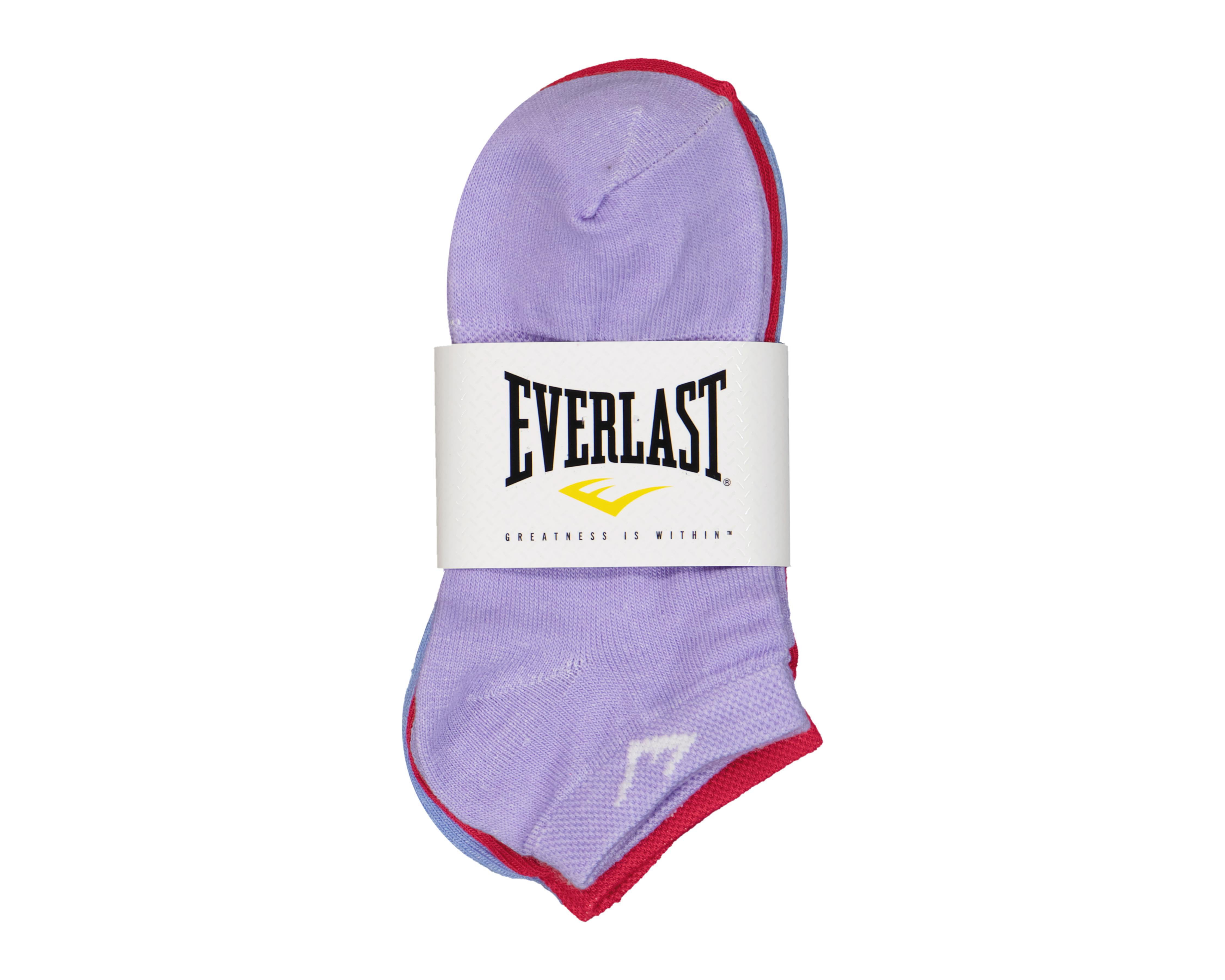 Foto 4 pulgar | Calcetas Deportivas Everlast para Niña 3 Pares