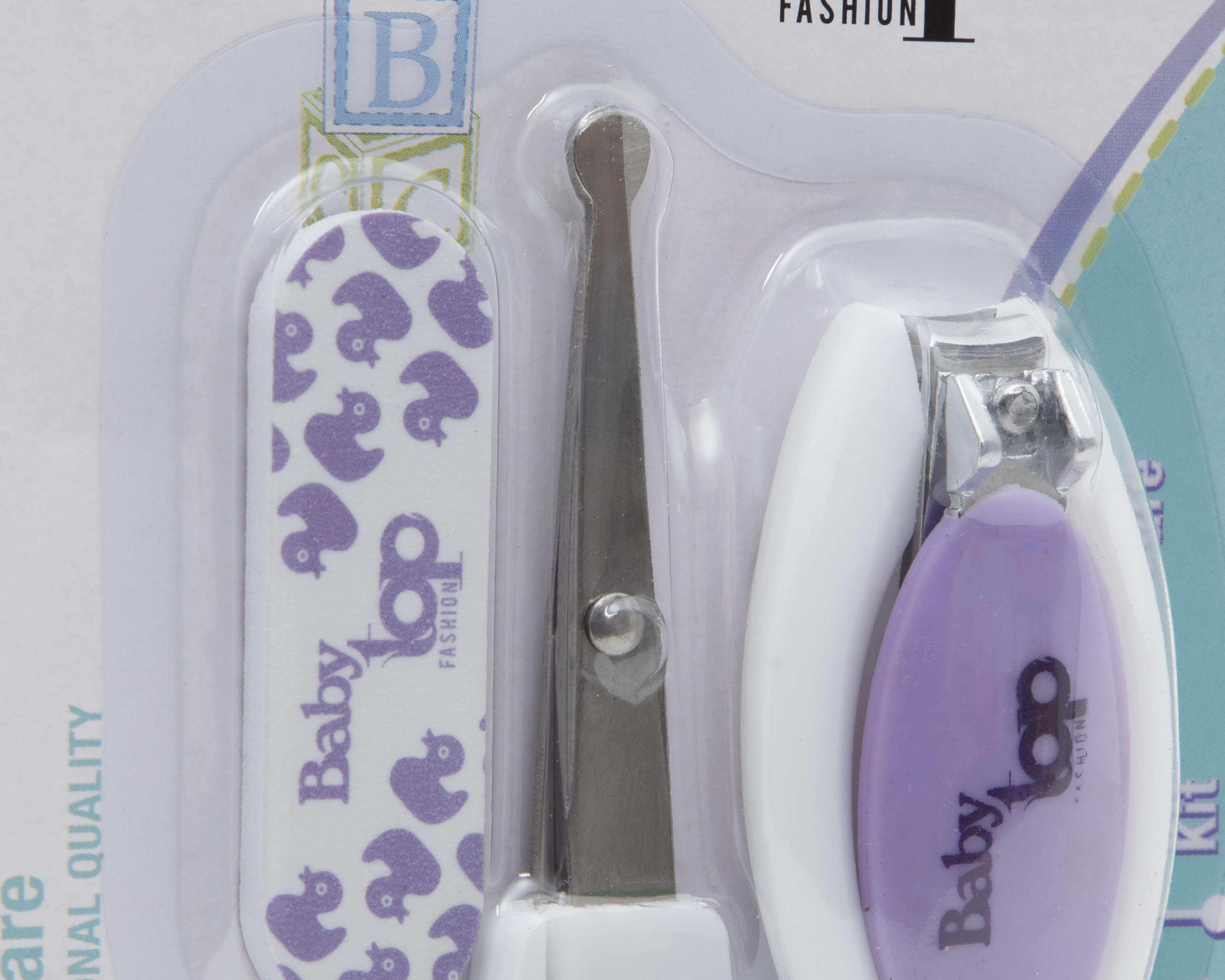 Foto 4 pulgar | Set de Cortauñas para Bebé Top Fashion 3 Piezas