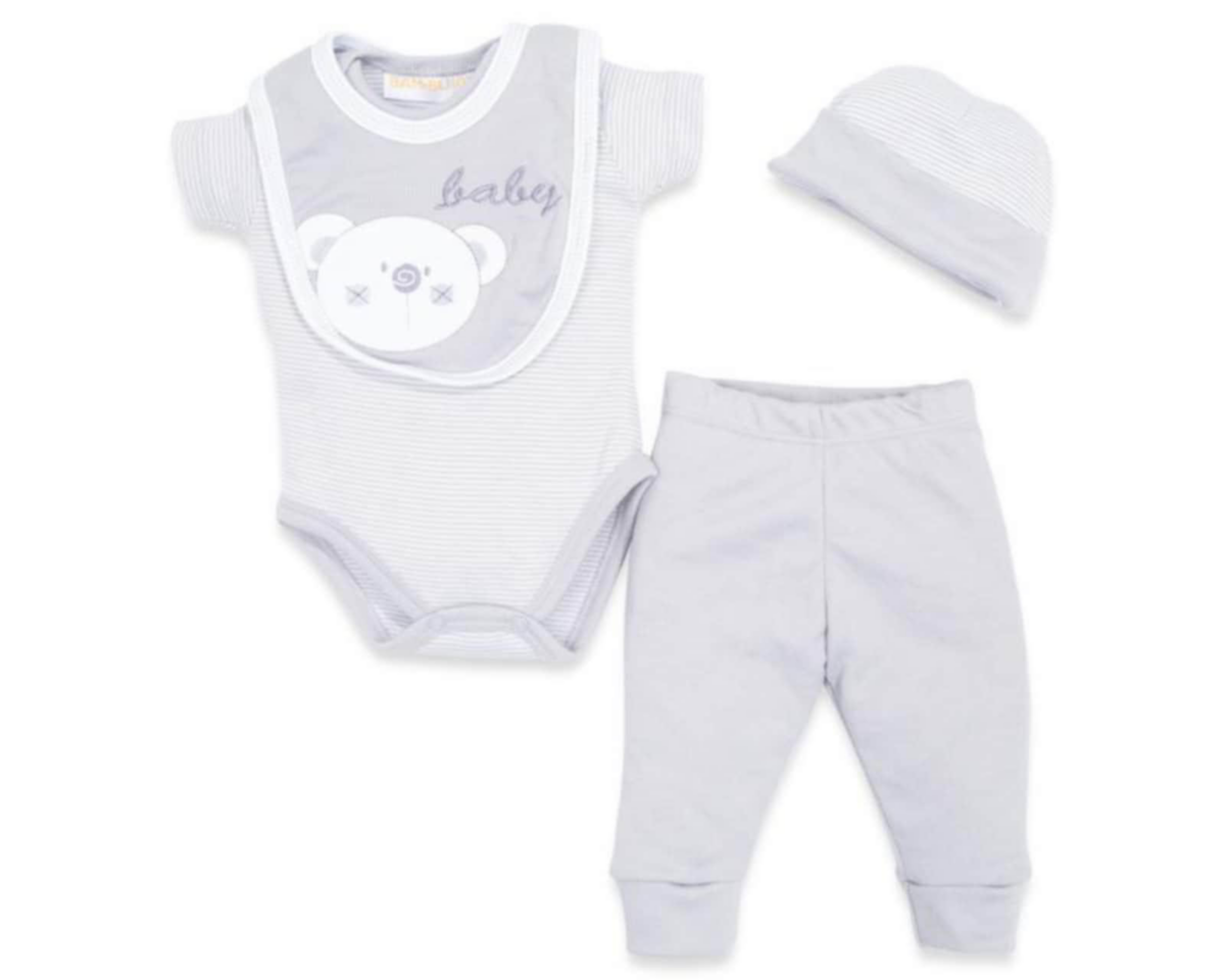 Conjunto marca Bam-Bu para Bebé Niño (4 Piezas)