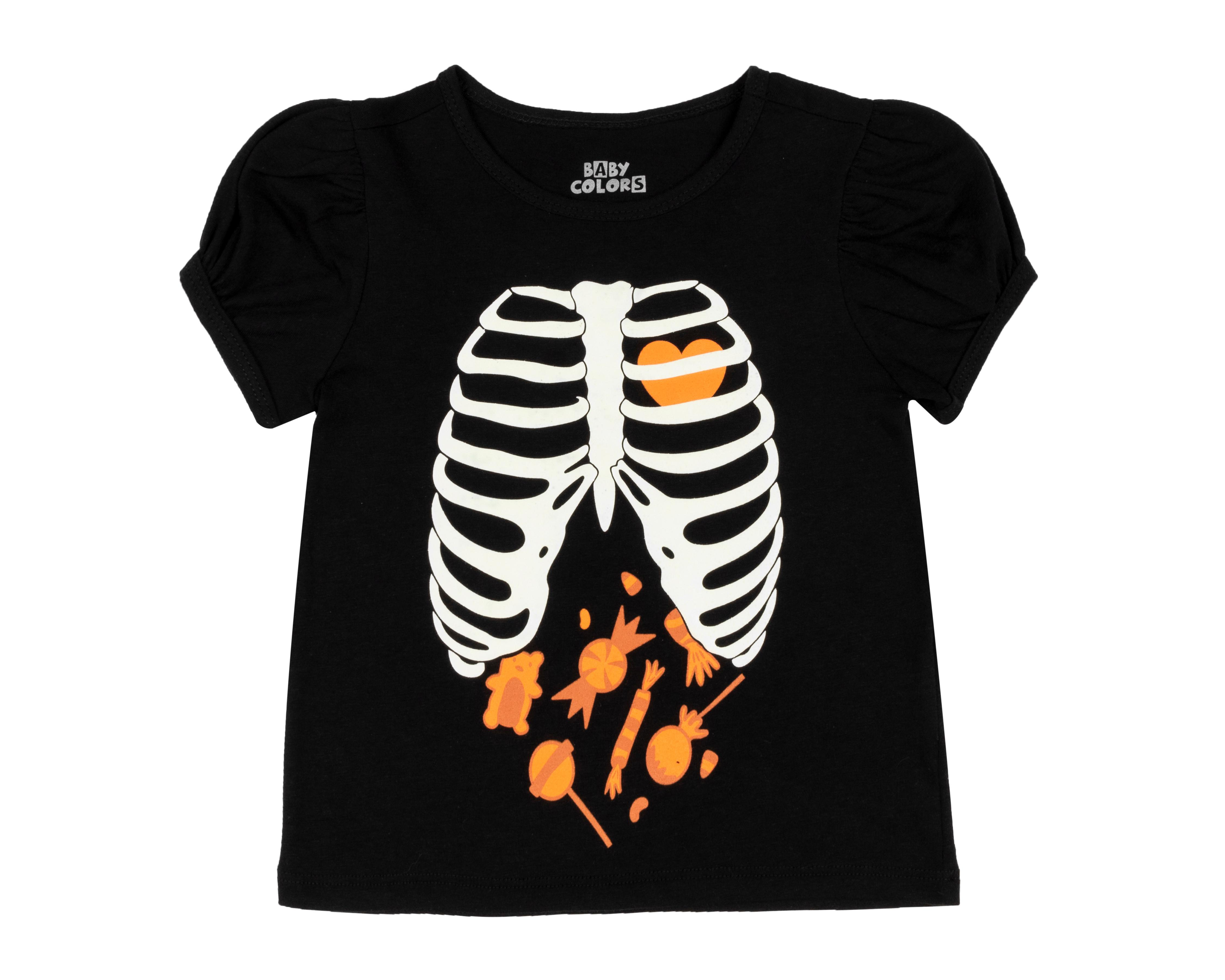 Playera Baby Colors Halloween de Algodón para Bebé Niña $49