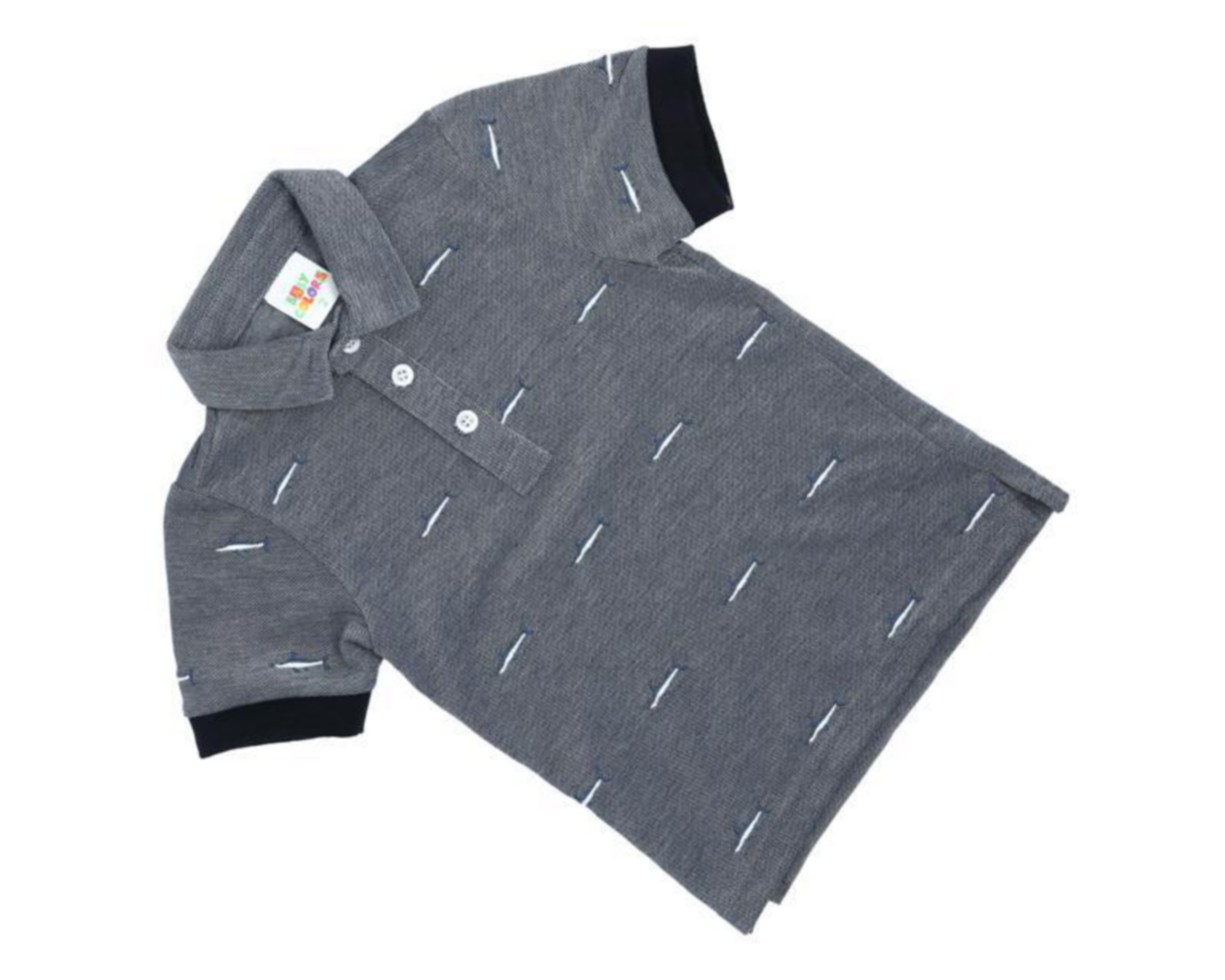 Foto 4 pulgar | Playera Polo Azul marca Baby Colors para Bebé Niño