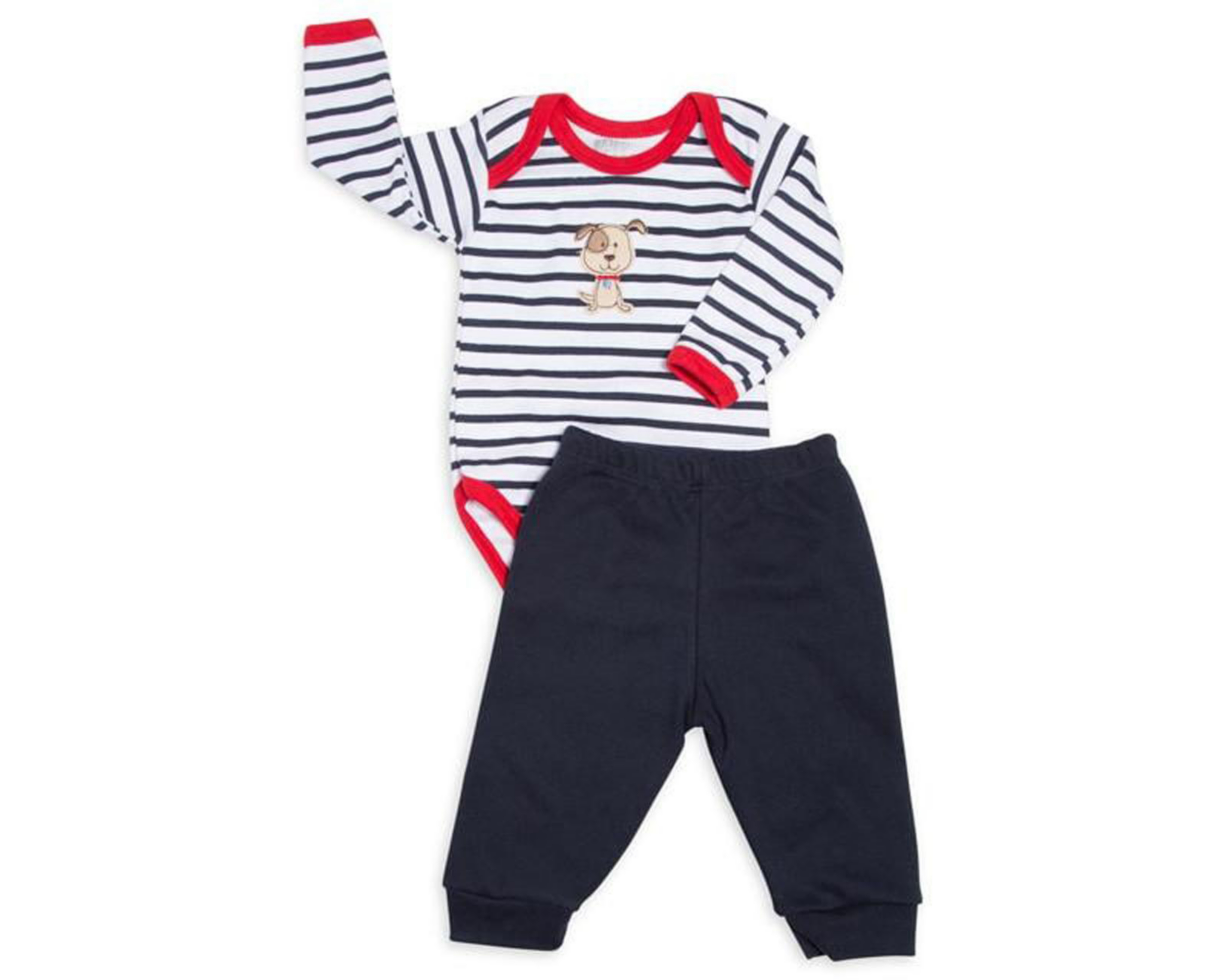 Foto 2 | Pañaleros y Pantalón marca Baby Colors para Bebé Niño (3 Piezas)