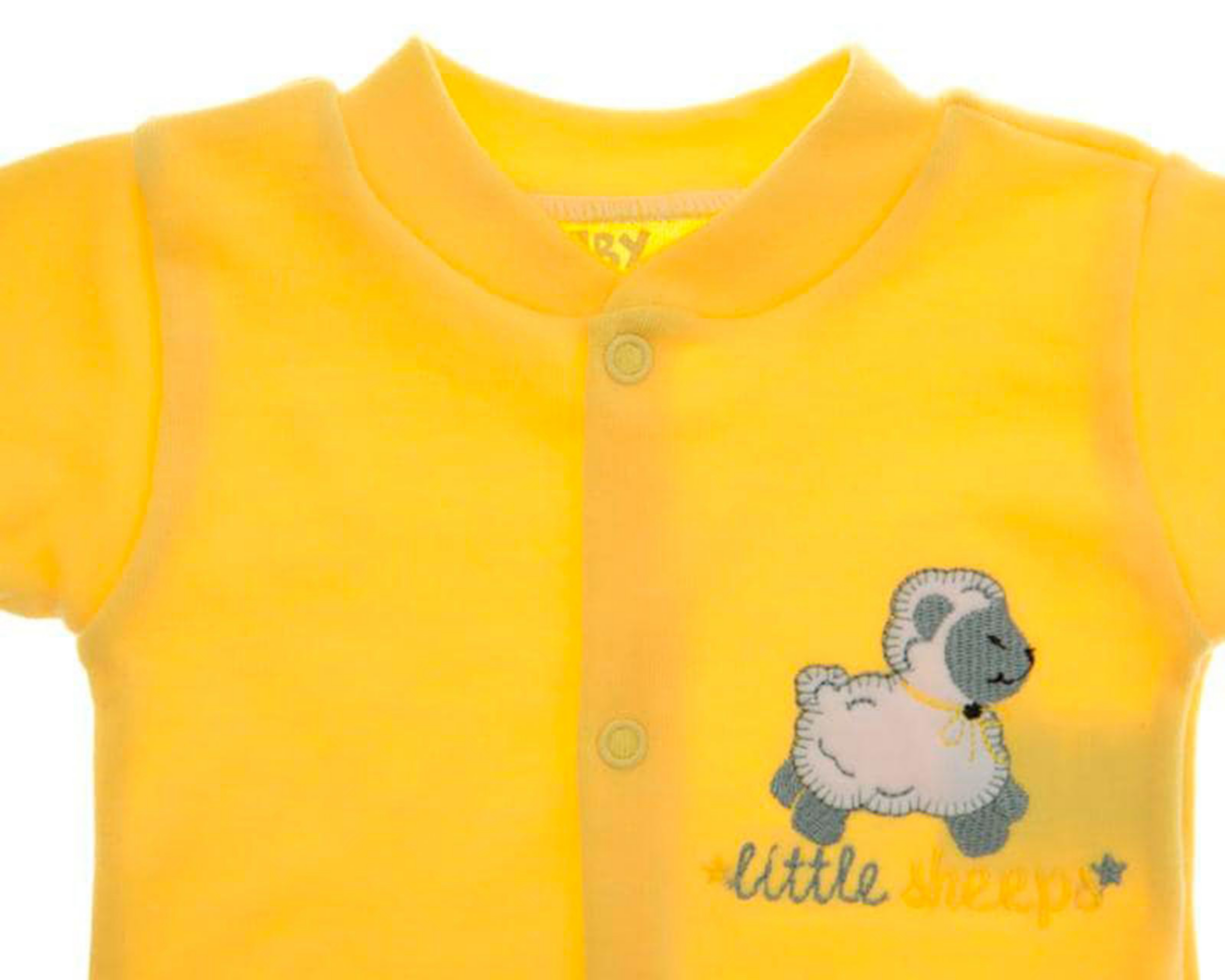 Foto 4 pulgar | Mameluco Amarillo marca Baby Colors para Bebé Niño