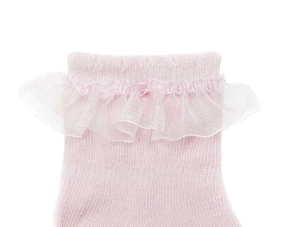 Foto 2 | Calcetas Baby Colors con Olán para Bebé Niña 3 Pares