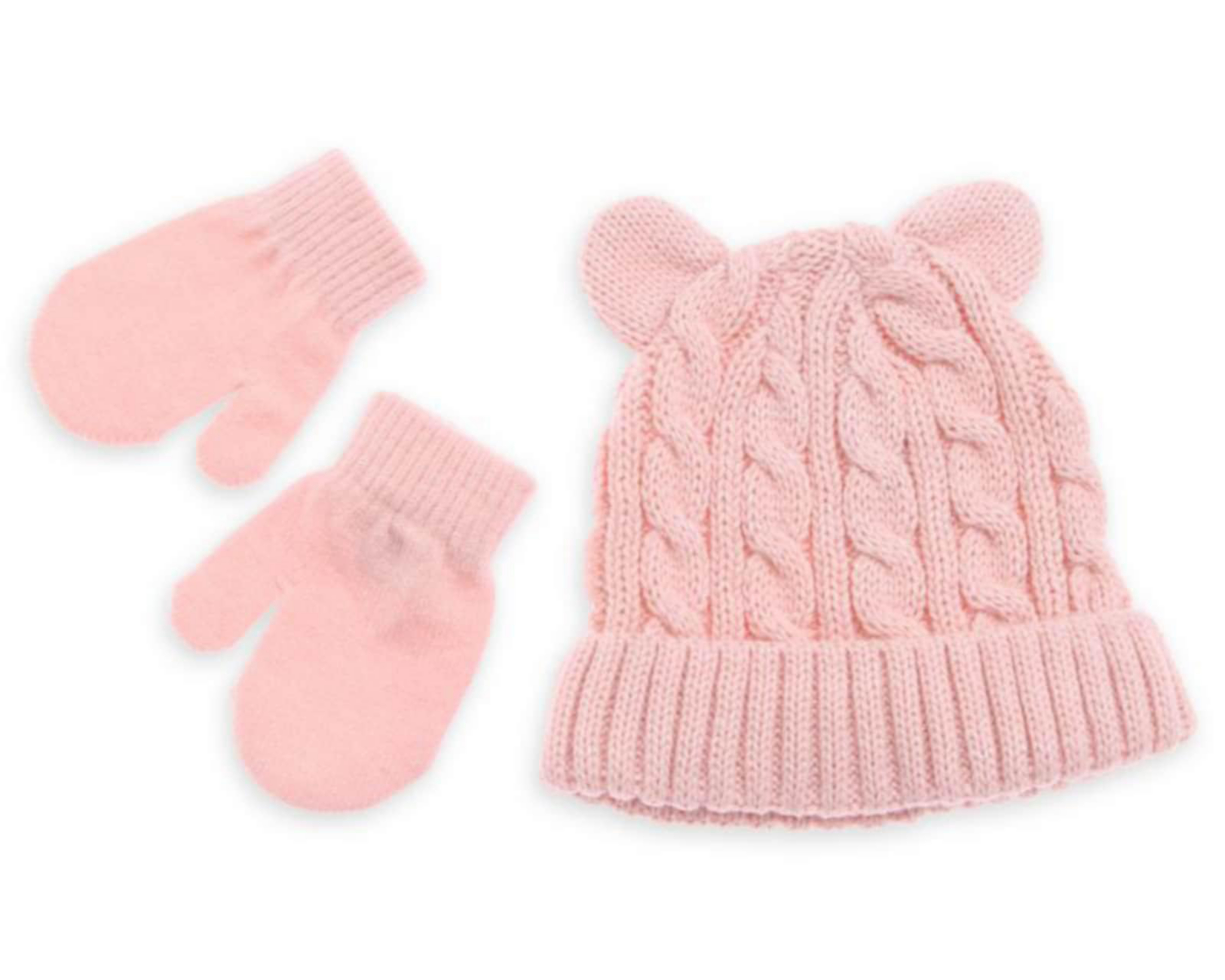 Gorro y Guantes Baby Colors para Bebé Niña