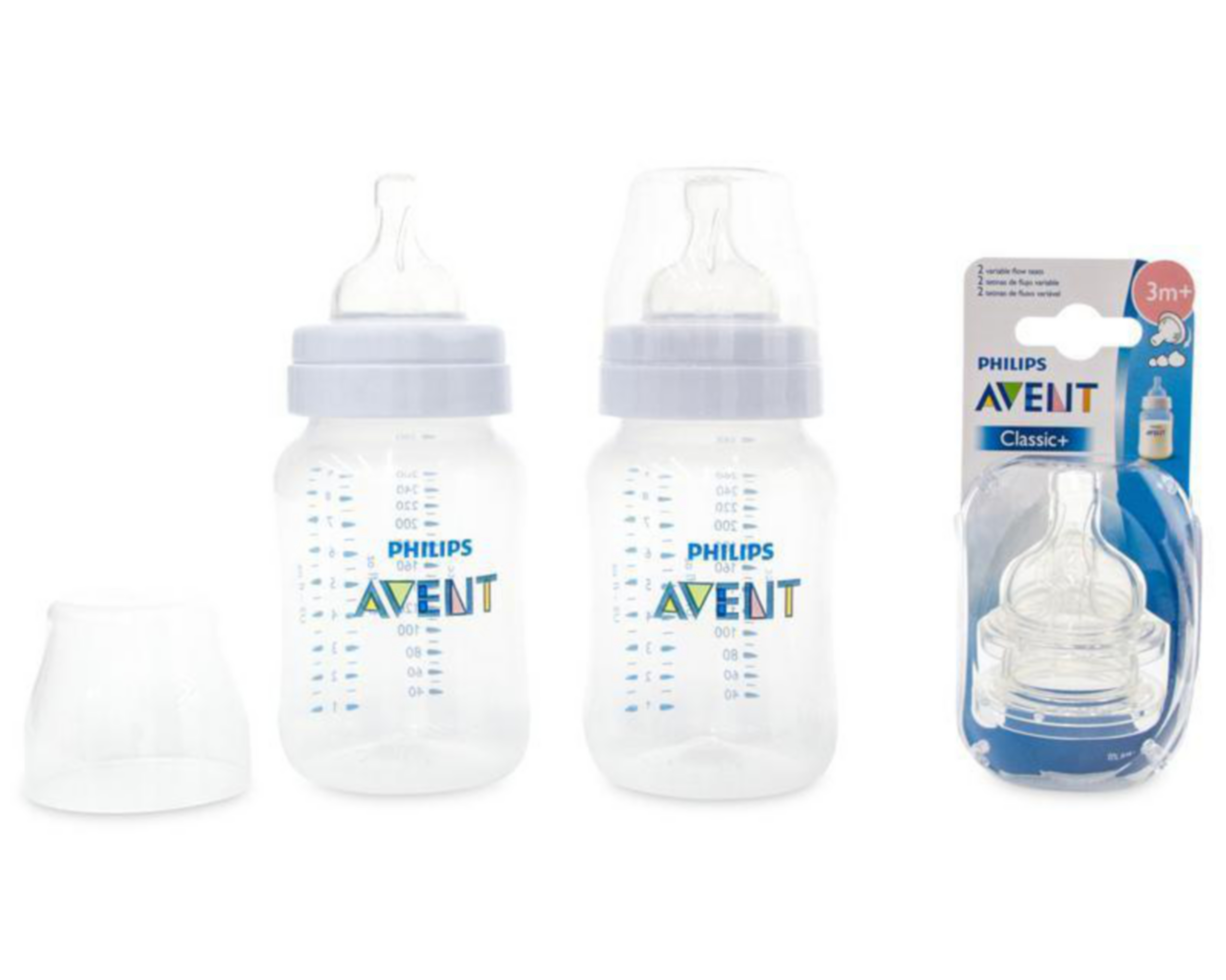 Foto 2 | Set de Biberones marca Avent 9 oz 4 Piezas