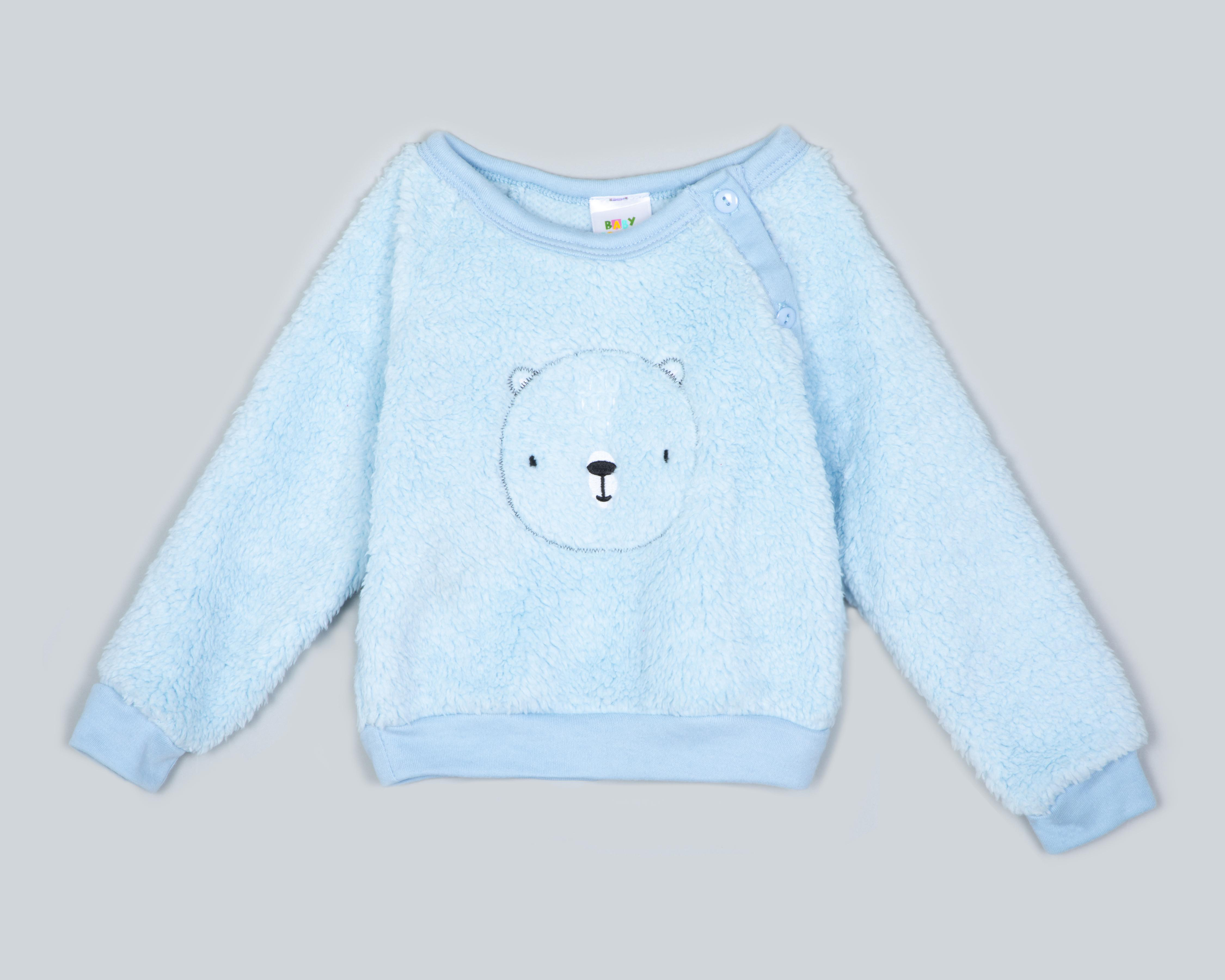 Foto 4 pulgar | Pants y Sudadera Baby Colors para Bebé Niño 3 Piezas