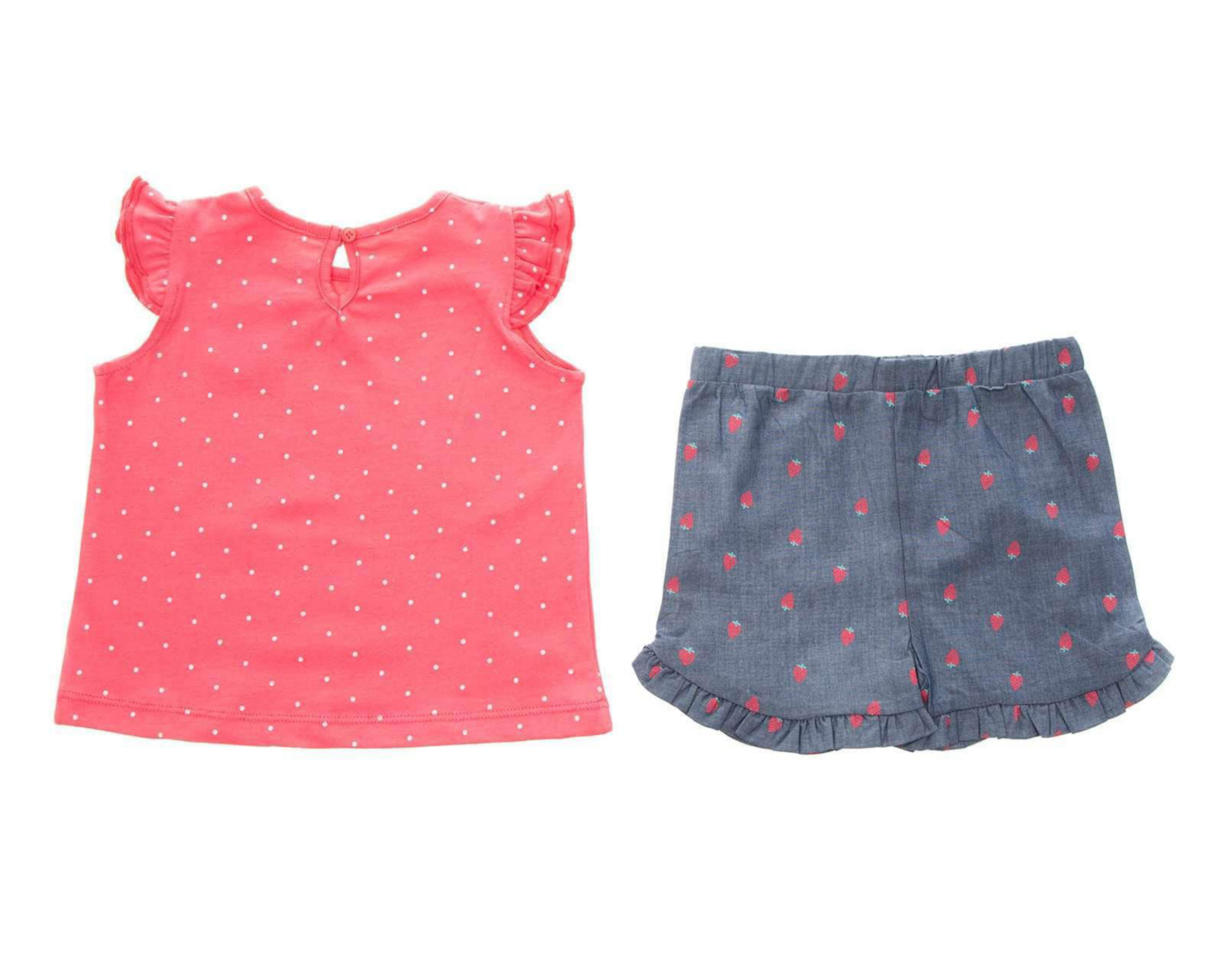 Foto 2 | Conjunto con Short Baby Colors para Bebé Niña