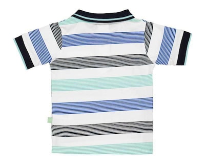 Foto 2 | Playera Polo de Rayas Baby Colors para Bebé Niño