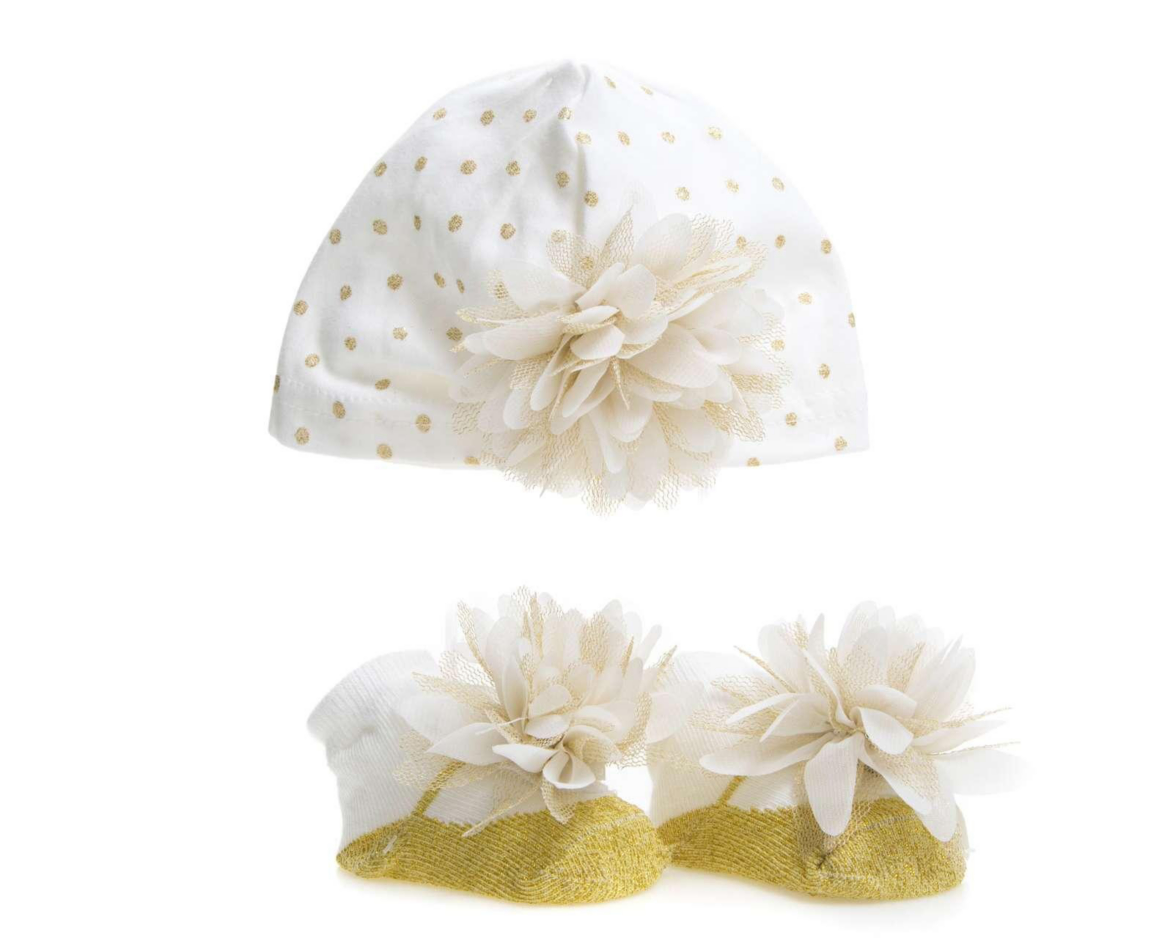 Calcetas y Gorro Baby Colors para Bebé Niña 2 Piezas $99