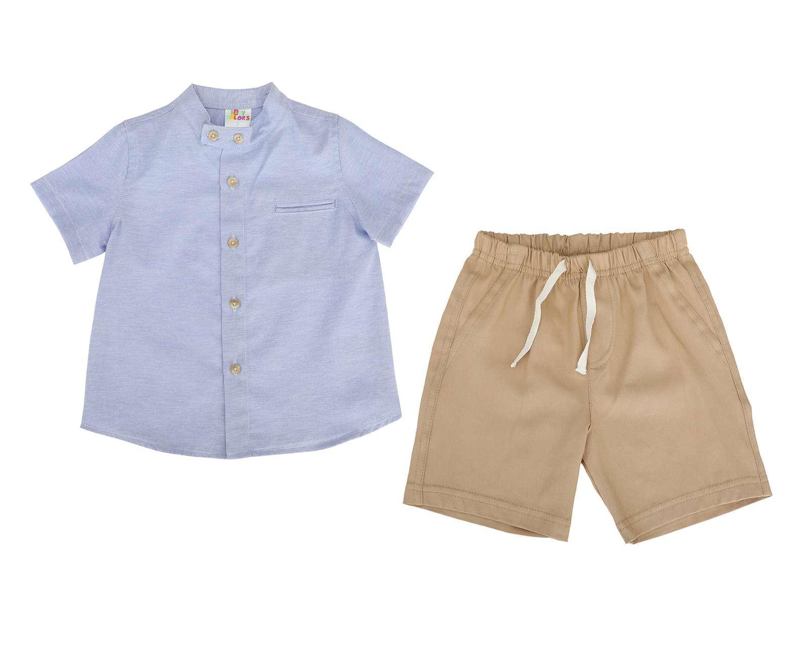 Foto 2 pulgar | Conjunto con Camisa Baby Colors para Bebé Niño