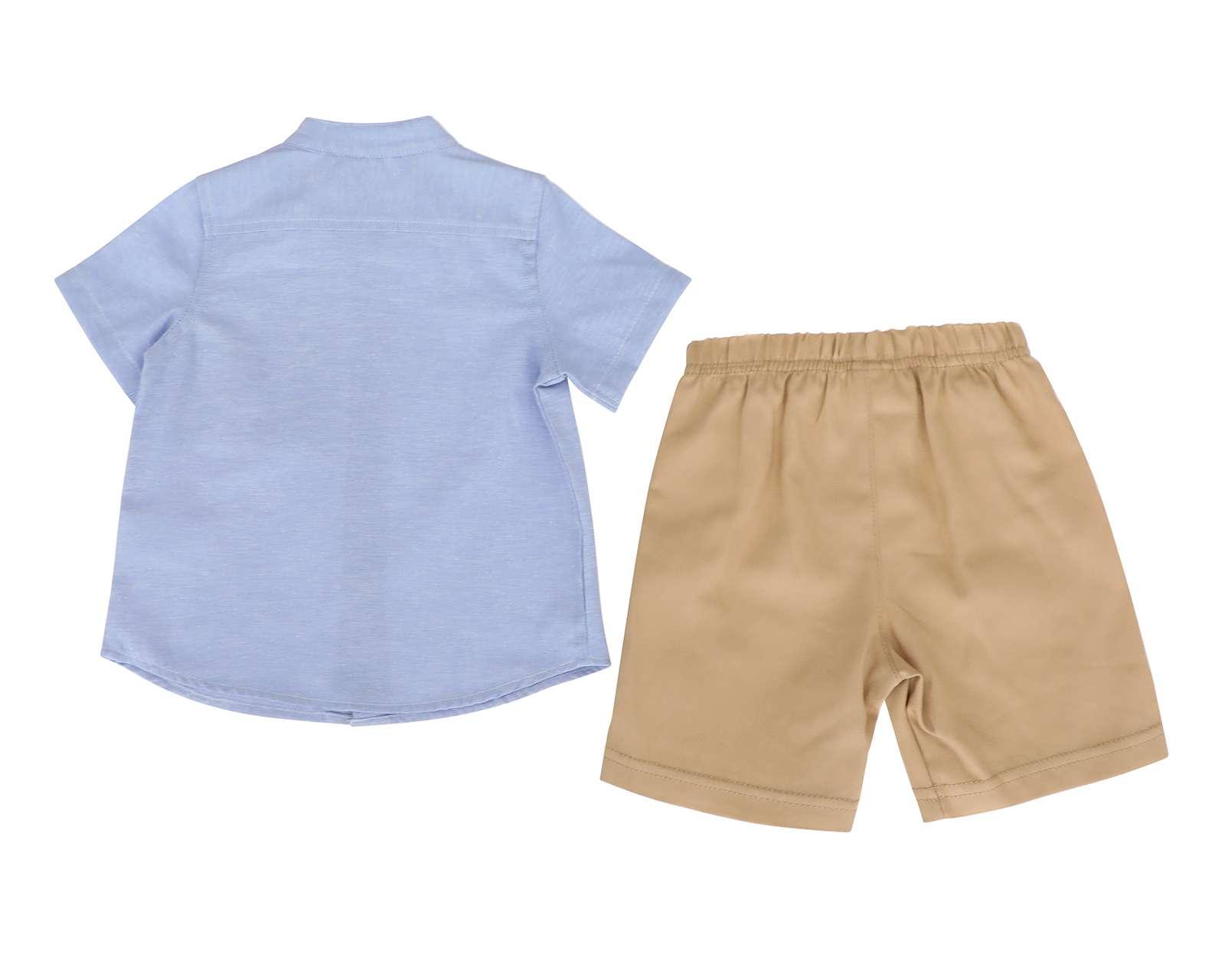 Foto 3 pulgar | Conjunto con Camisa Baby Colors para Bebé Niño