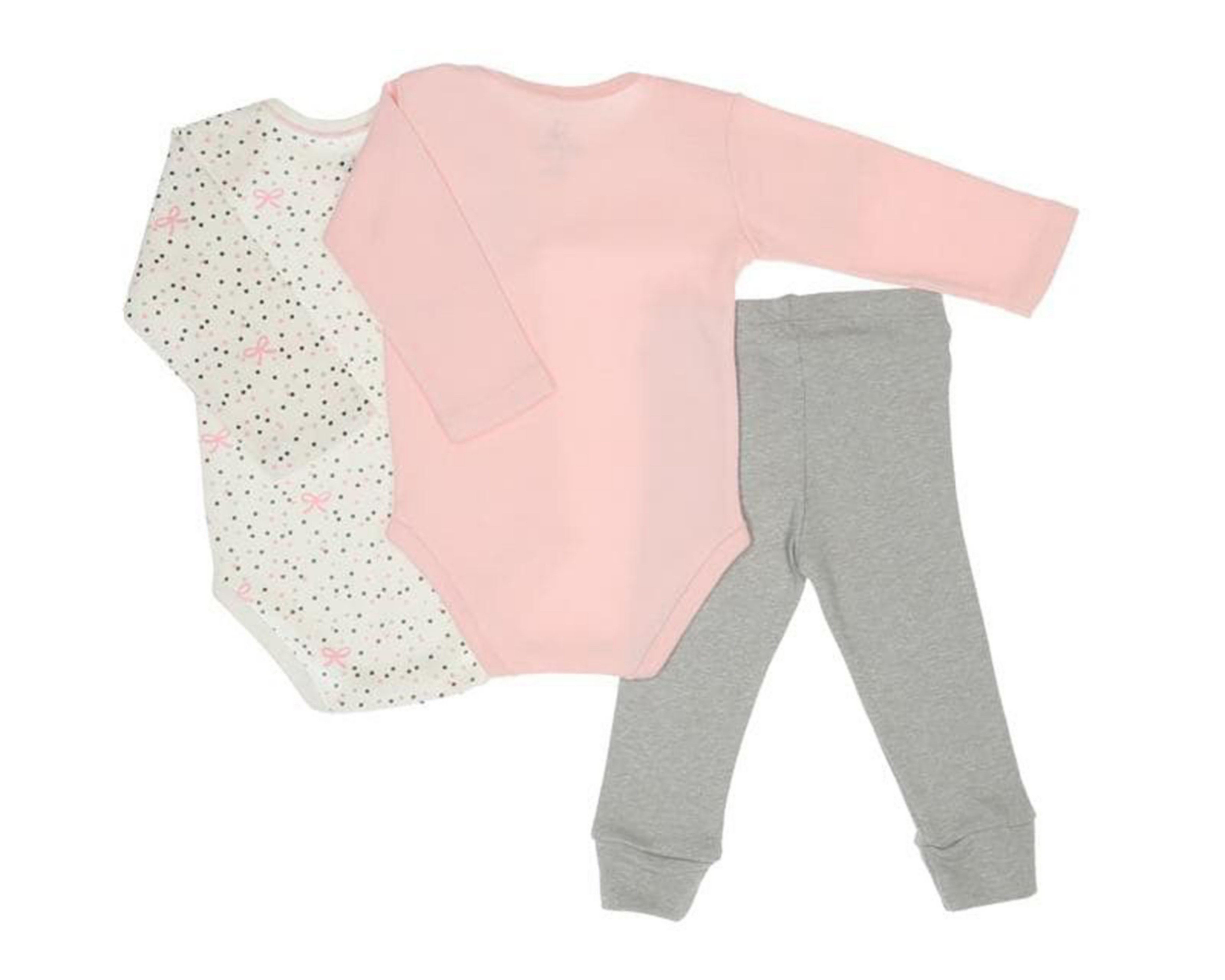 Foto 2 | Conjunto marca Bam-Bu para Bebé Niña (3 Piezas)