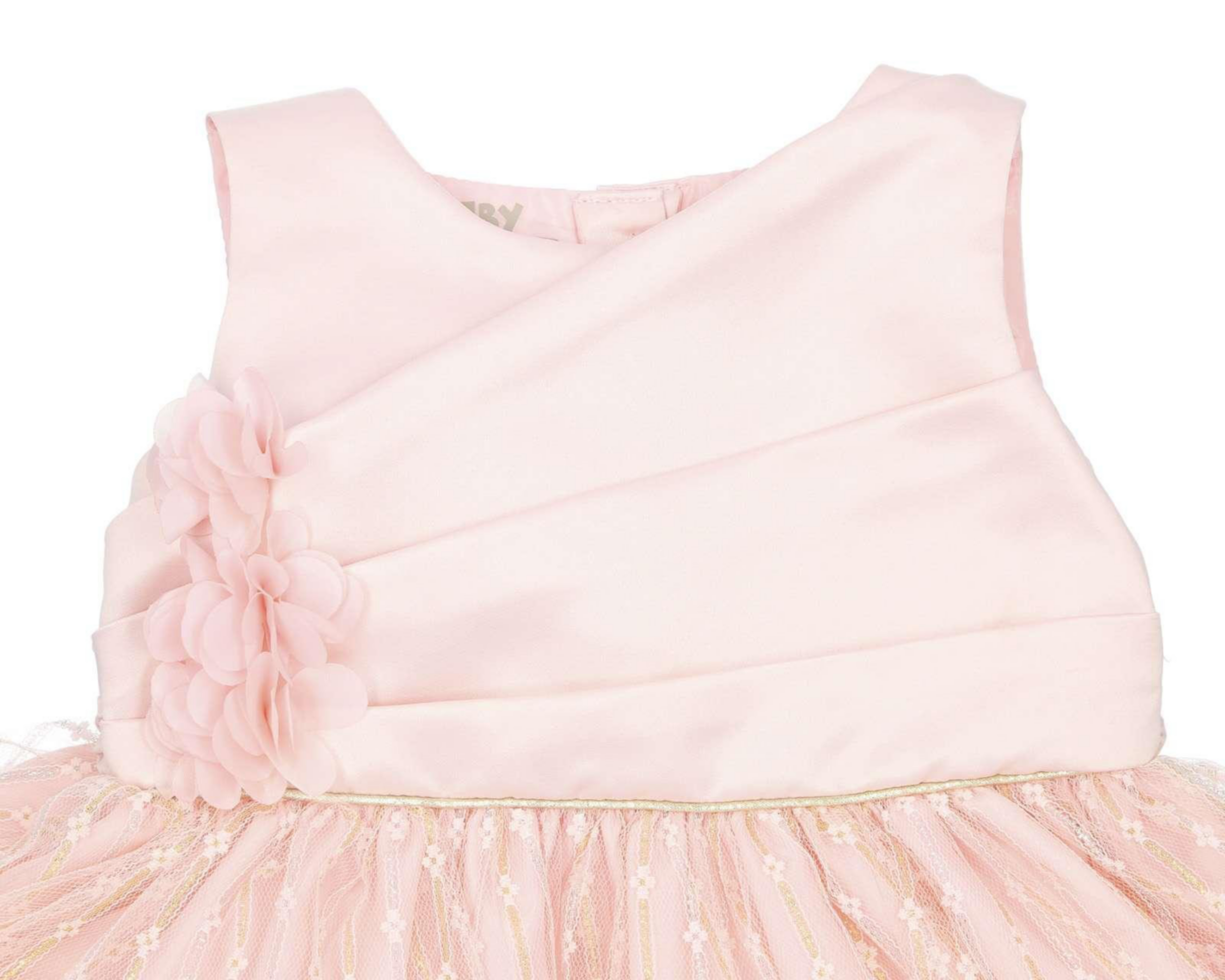 Foto 4 pulgar | Vestido Rosa marca Baby Colors para Bebé Niña