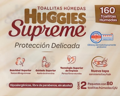 Foto 3 | Set de Toallitas Húmedas Huggies Supreme