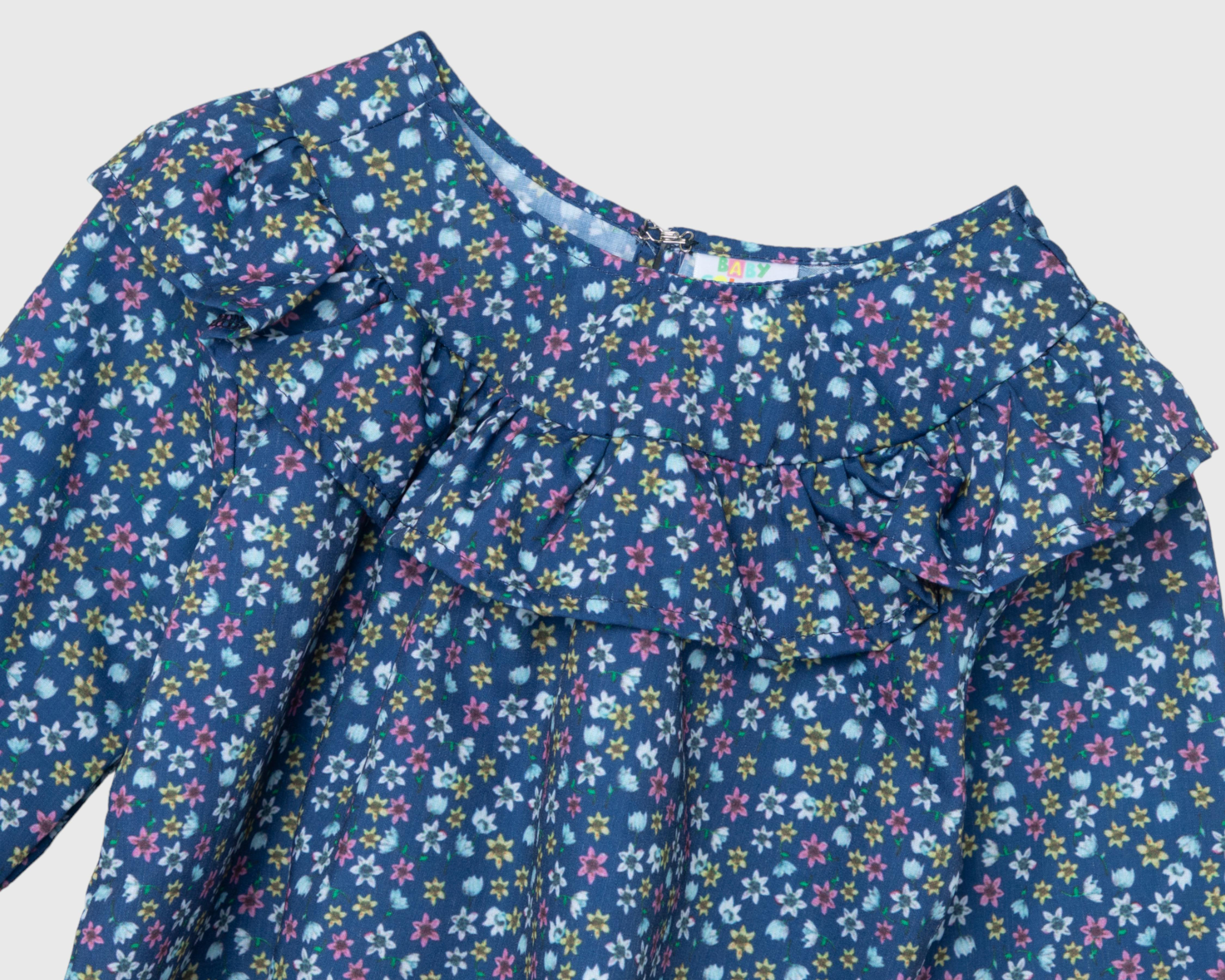 Foto 4 pulgar | Blusa Baby Colors con Estampado Floral para Bebé Niña