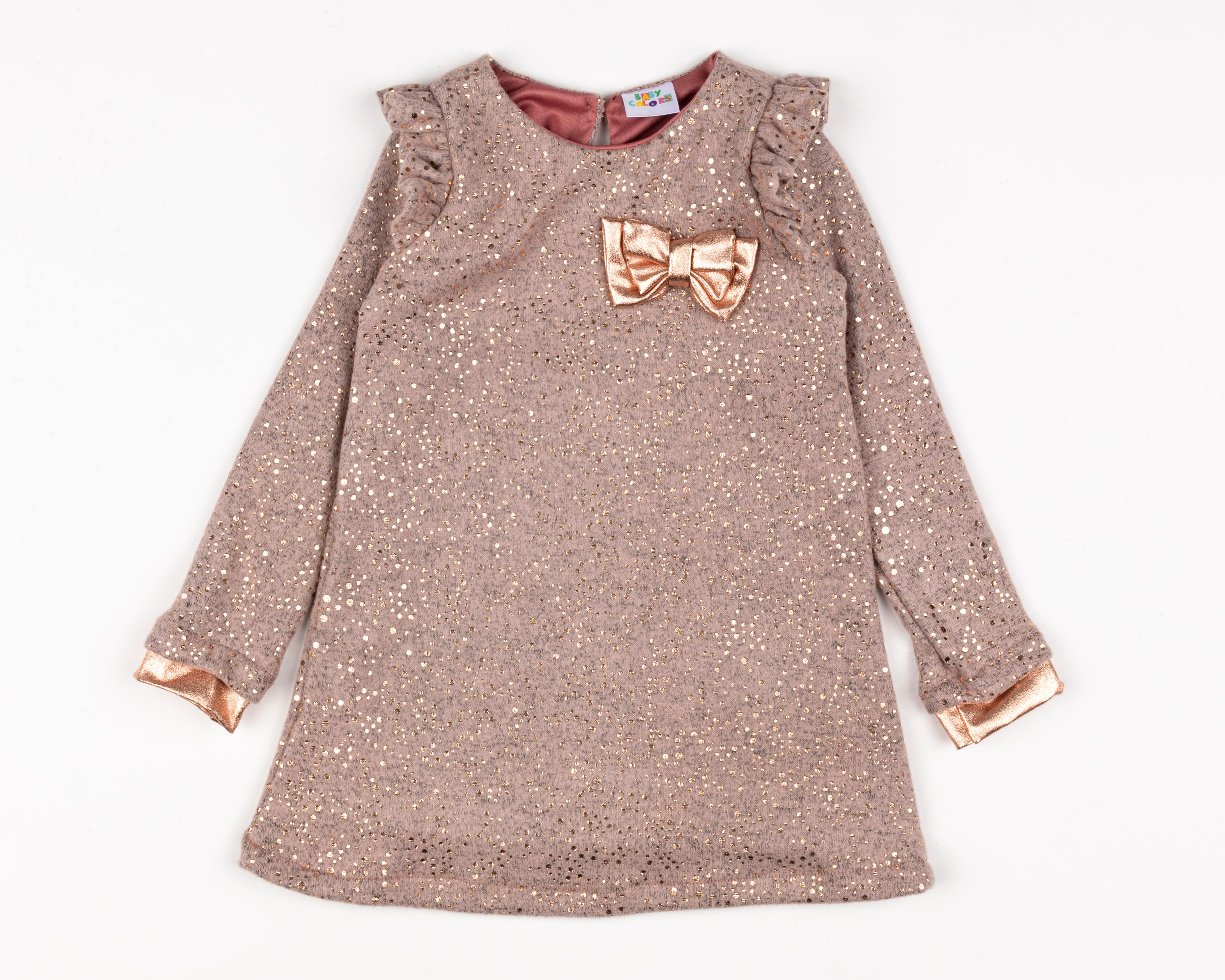 Foto 5 pulgar | Vestido Baby Colors con Chamarra para Bebé Niña