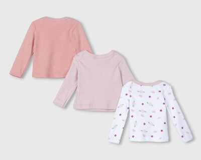 Foto 2 | Playera Baby Colors para Bebé Niña 3 Piezas