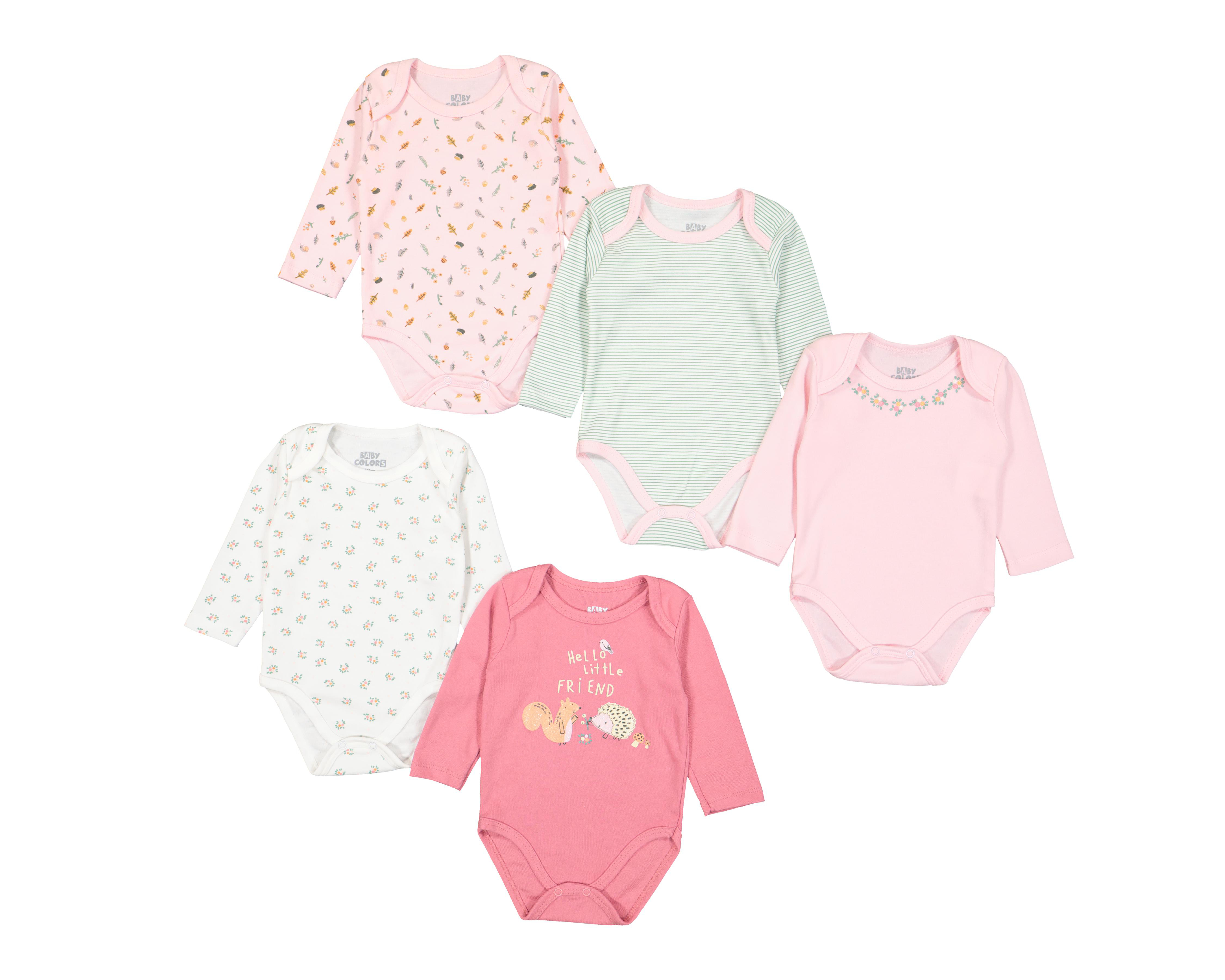 Pañalero Baby Colors para Bebé Niña 5 Piezas