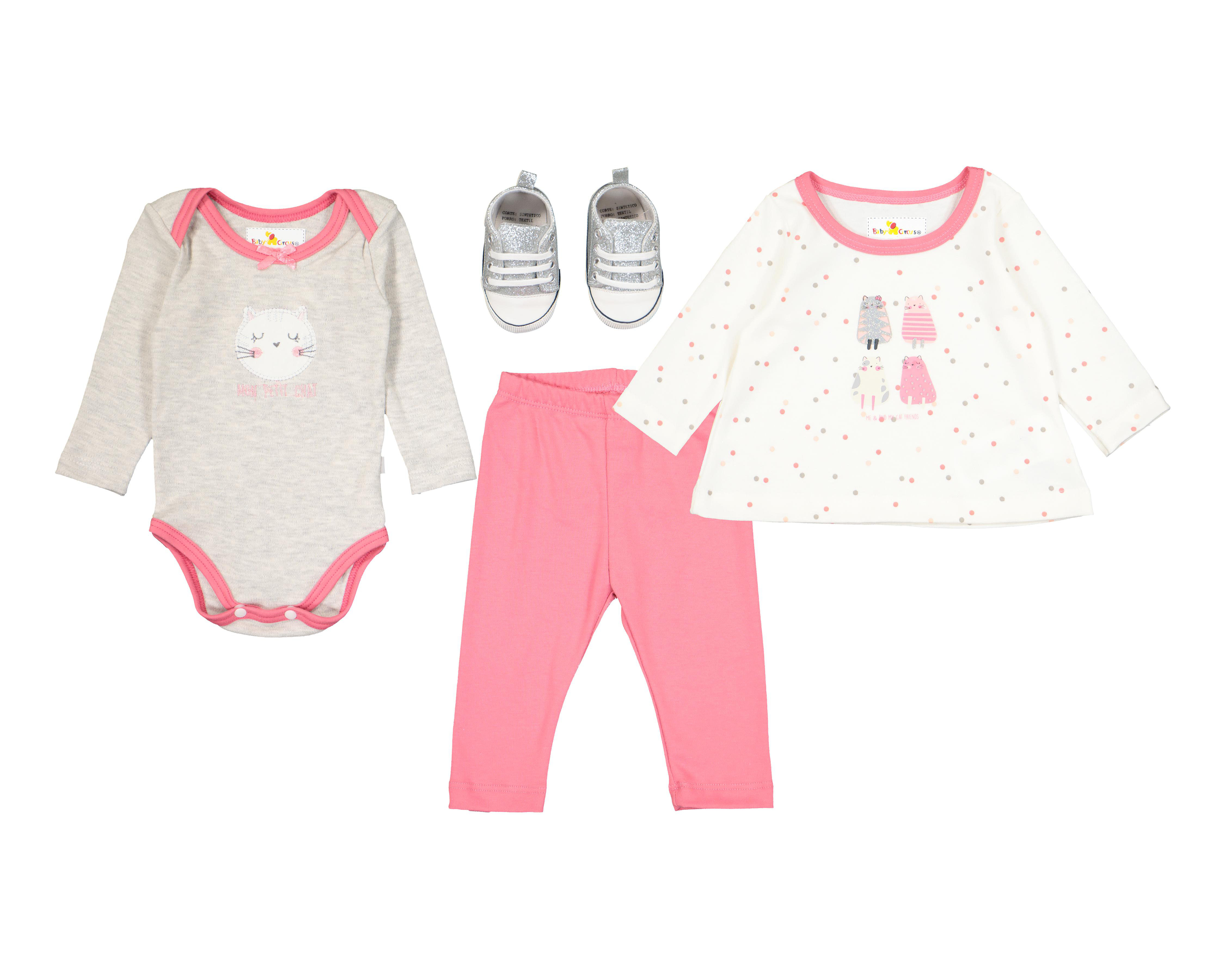 Conjunto Baby Circus para Bebé Niña 4 Piezas