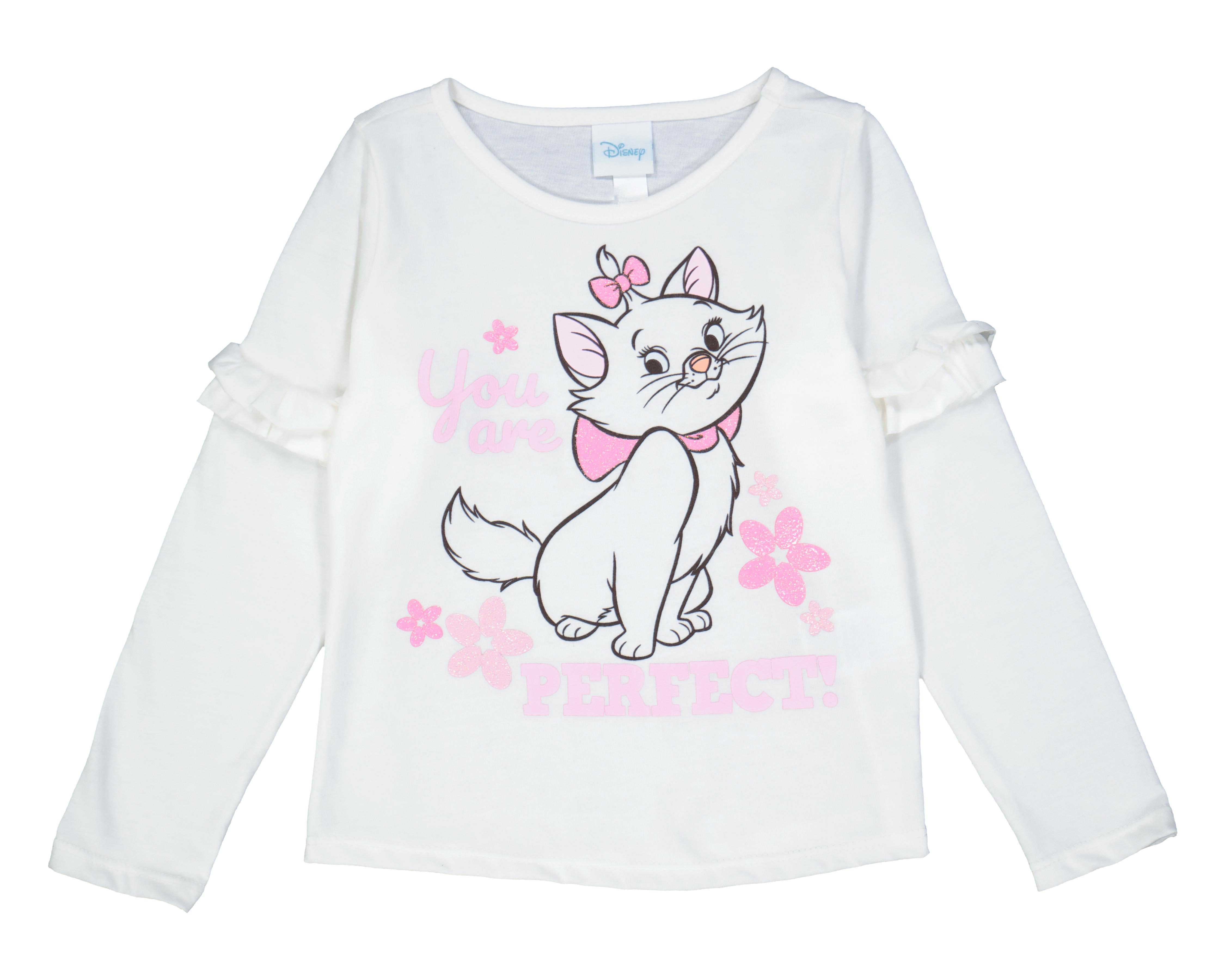 Playera Disney Marie de Algodón Bebé Niña