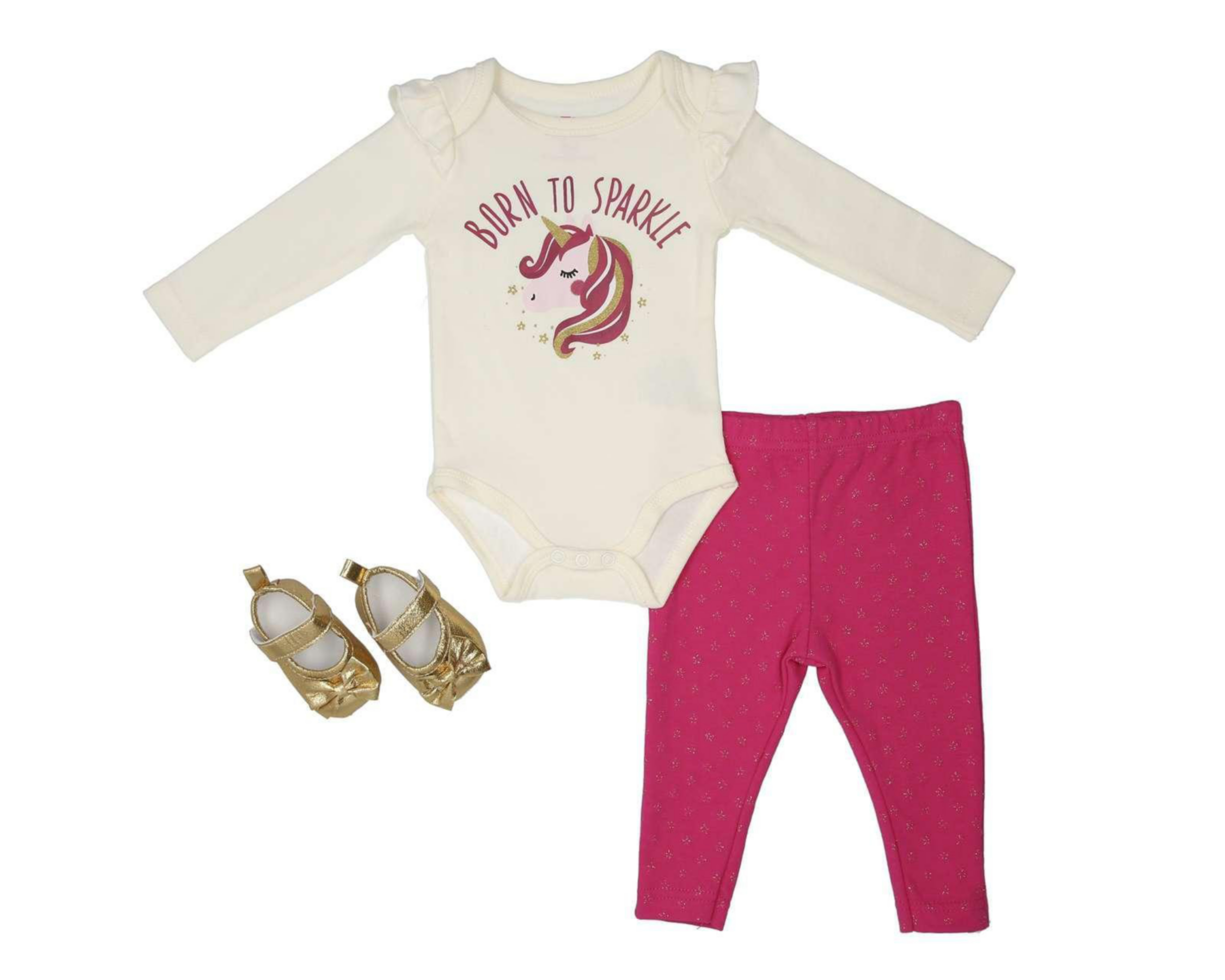 Foto 1 | Conjunto de algodón Baby Colors (3 piezas)