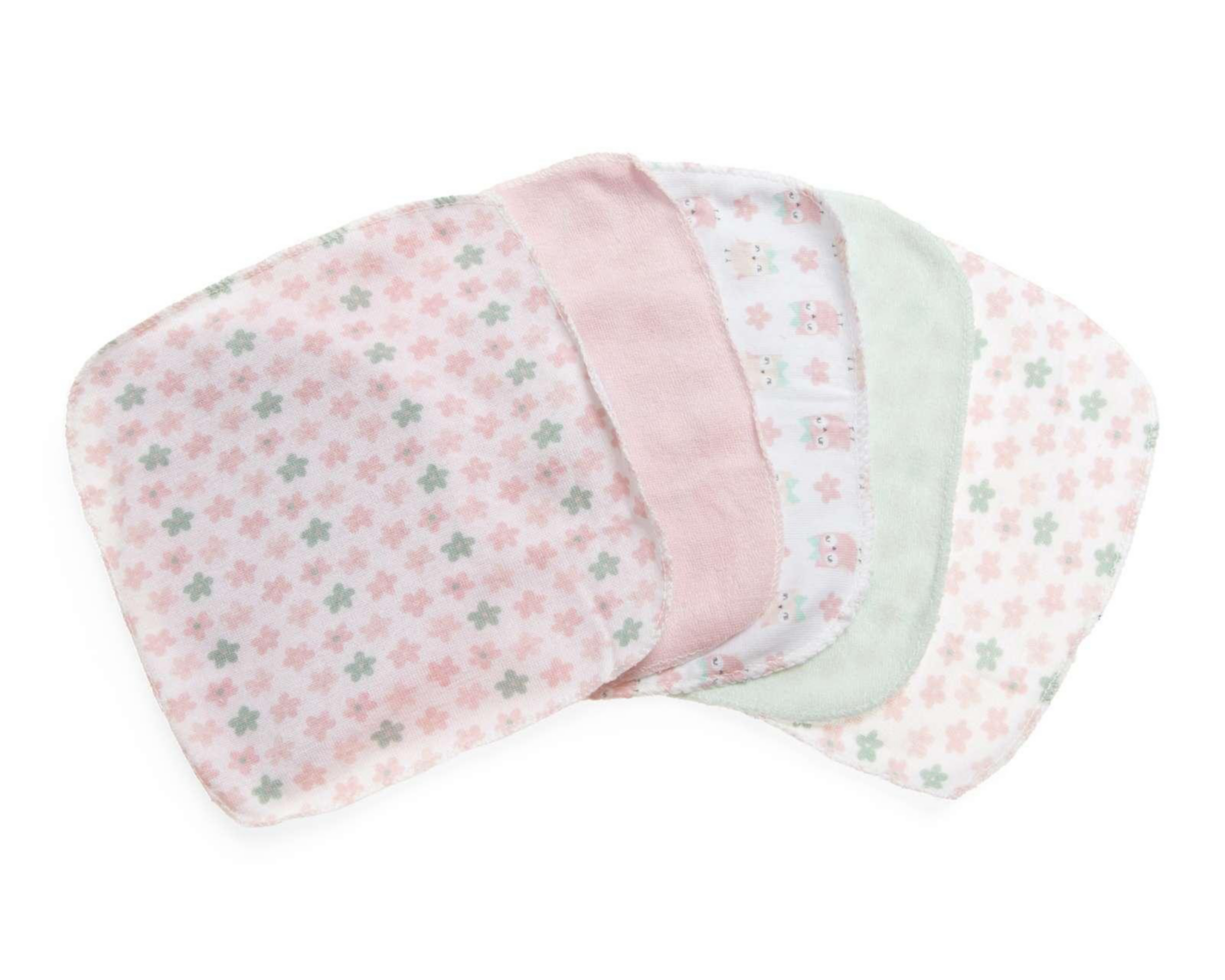 Foto 3 | Toalla de Baño y Toalla Facial Baby Colors para Bebé Niña 6 piezas