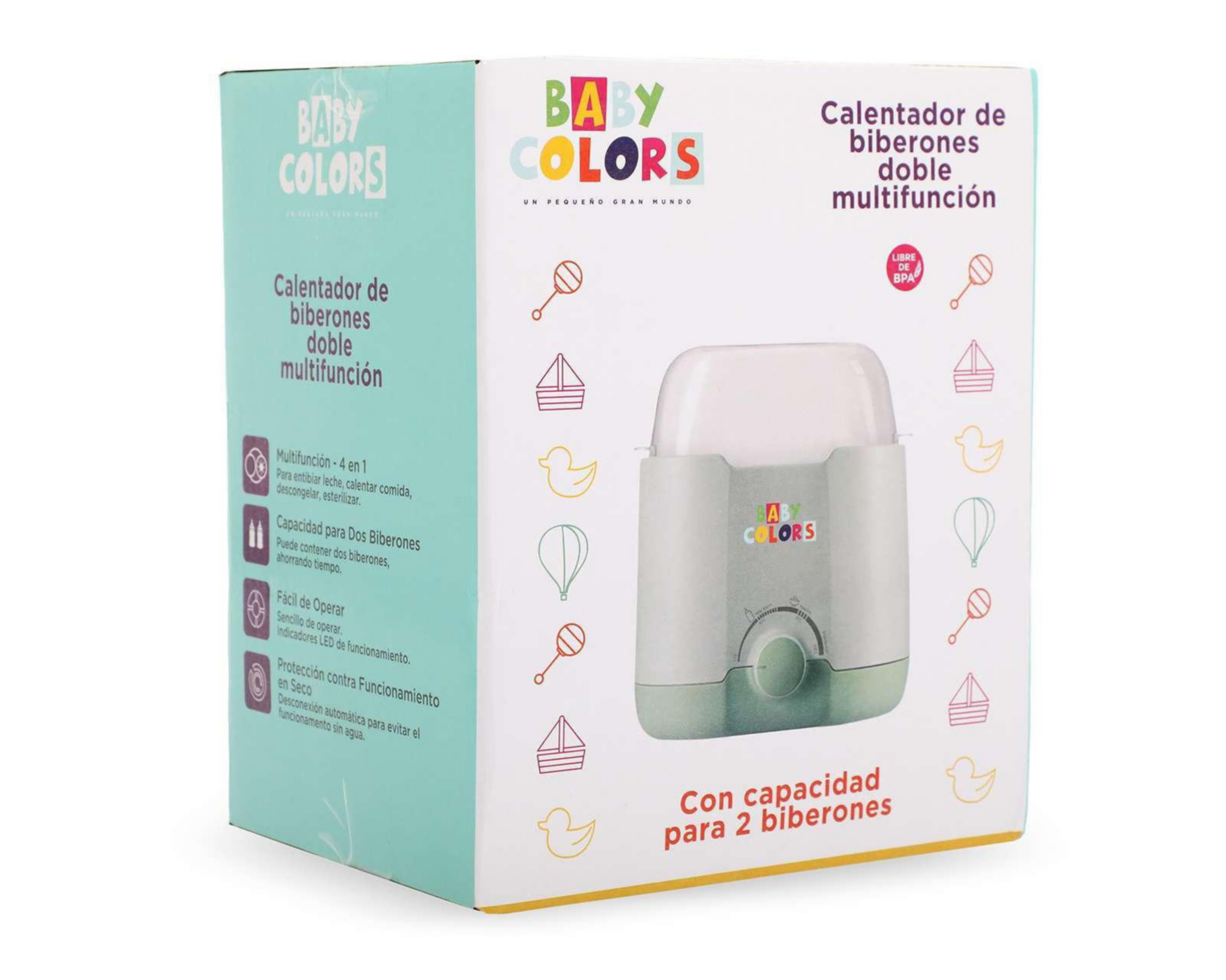 Foto 7 pulgar | Calentador de Biberones Baby Colors