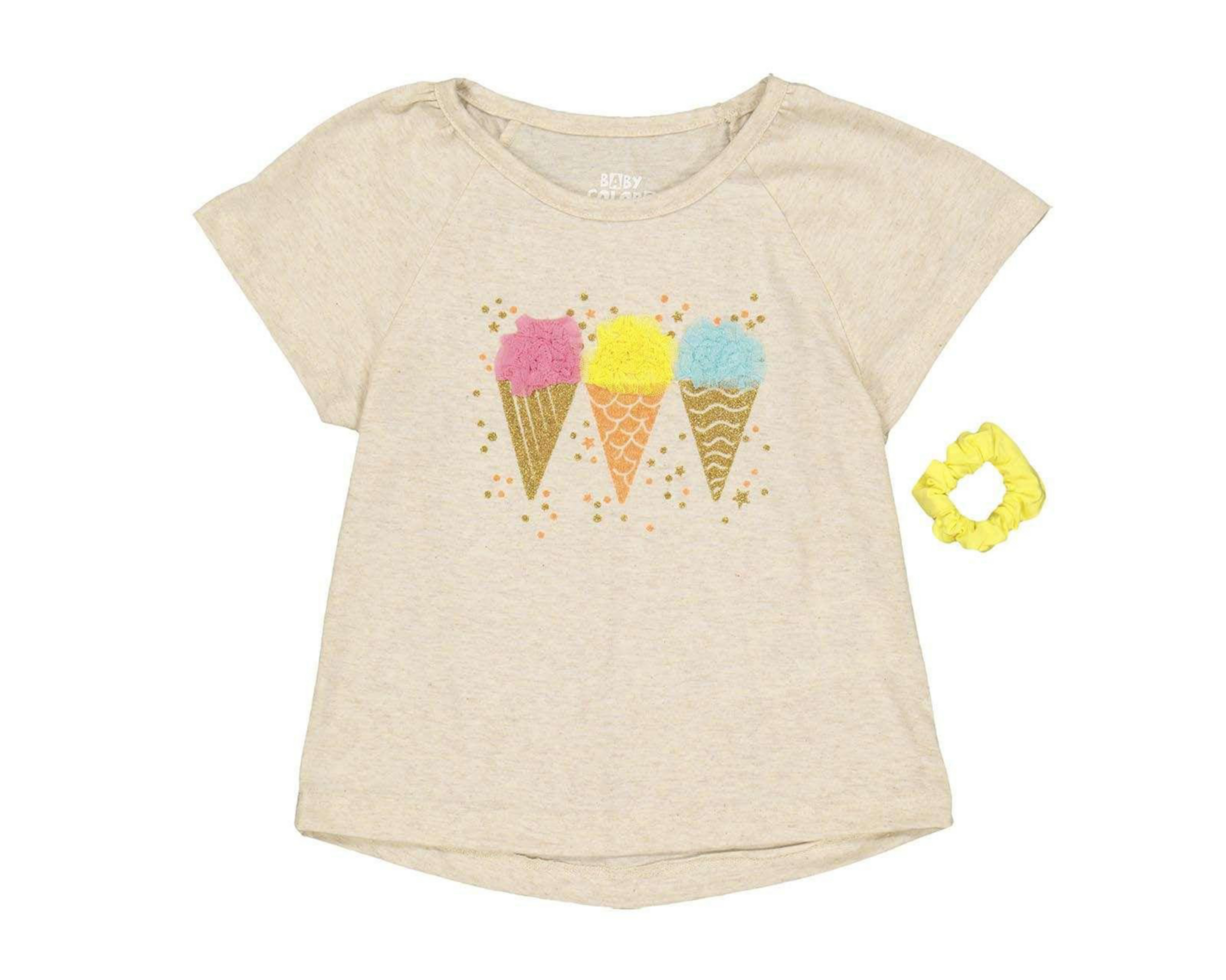 Playera Baby Colors de Algodón para Bebé Niña