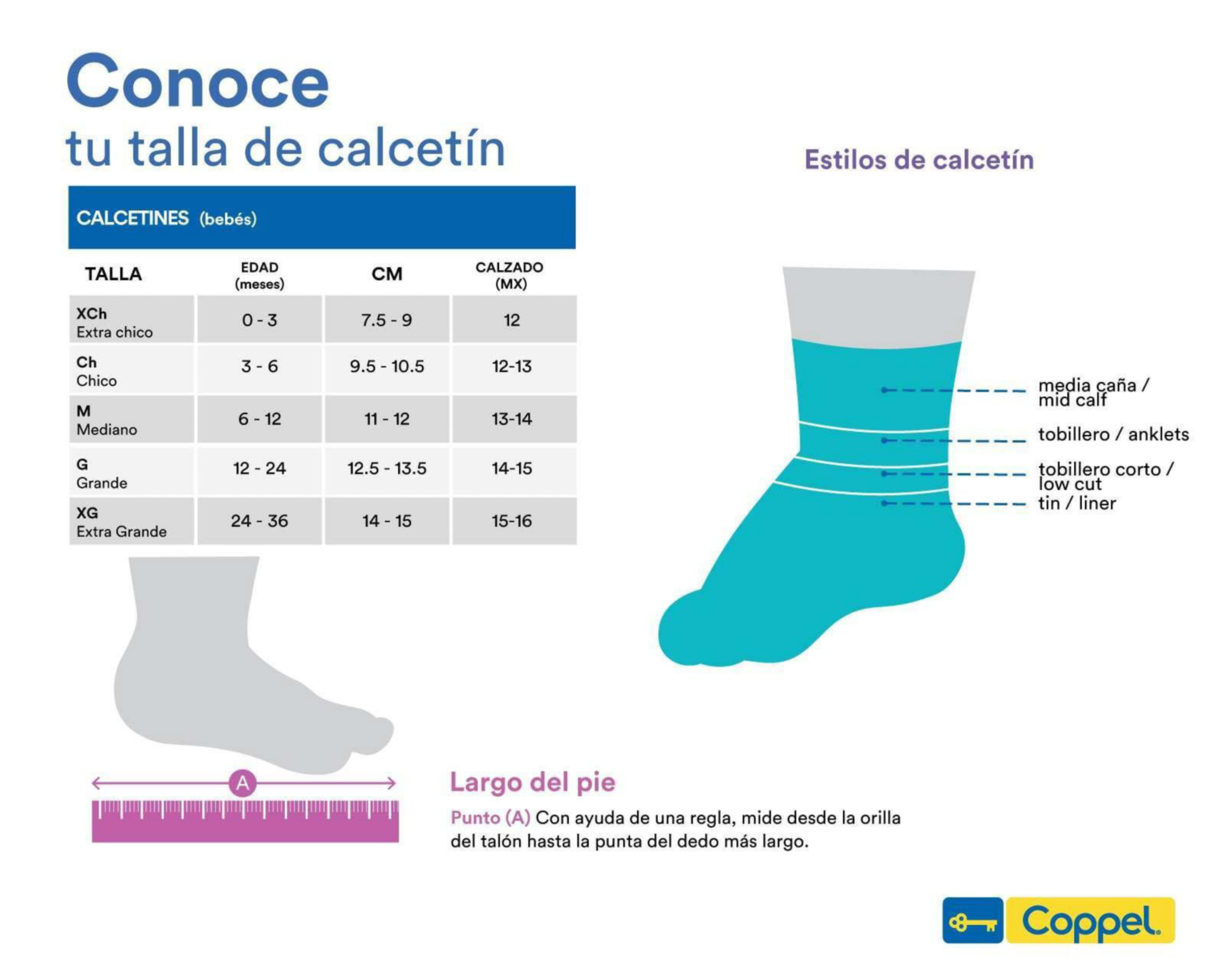 Foto 8 | Calcetas Baby Colors con Moño para Bebé Niña 4 Pares