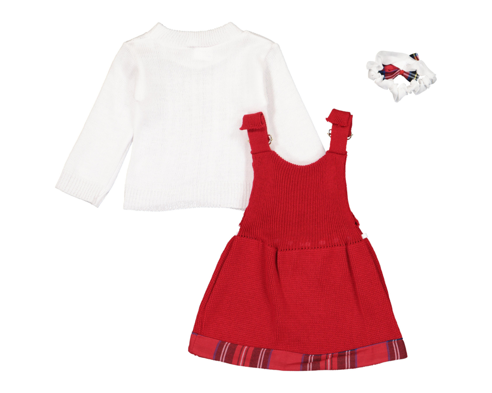 Foto 3 pulgar | Vestido Rojo marca Baby Colors para Bebé Niña