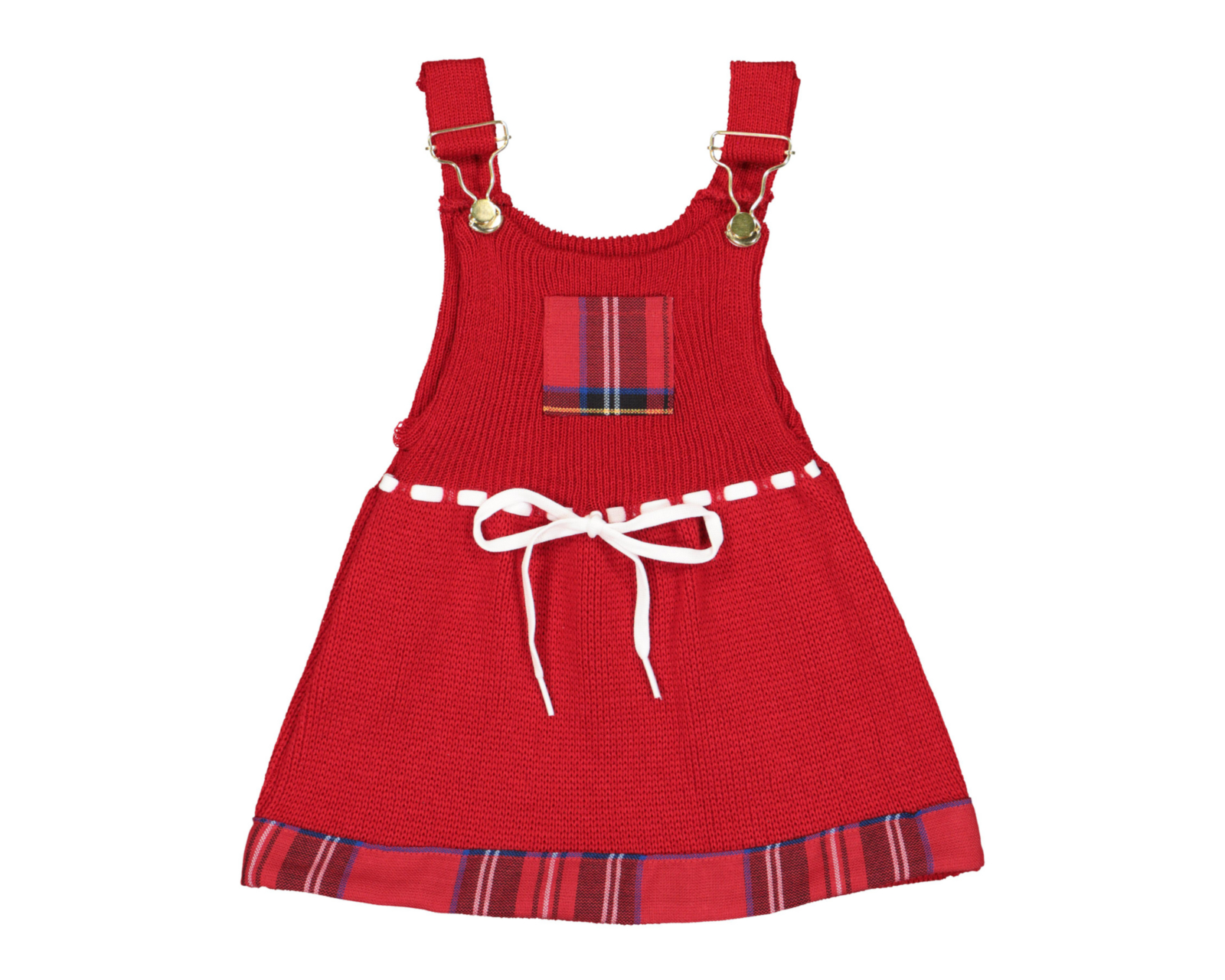 Foto 5 pulgar | Vestido Rojo marca Baby Colors para Bebé Niña