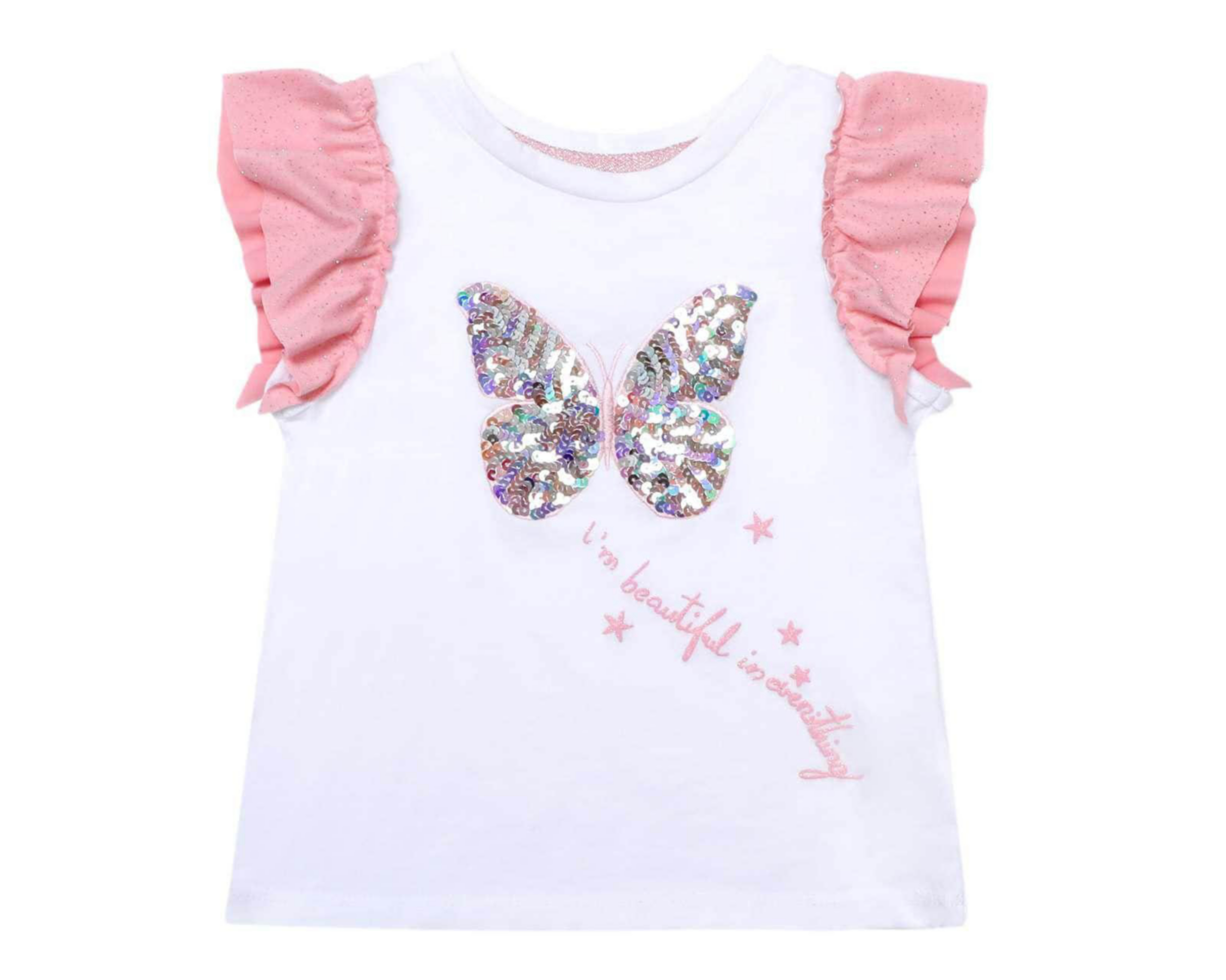Foto 2 pulgar | Playera Baby Colors Estampada para Bebé Niña