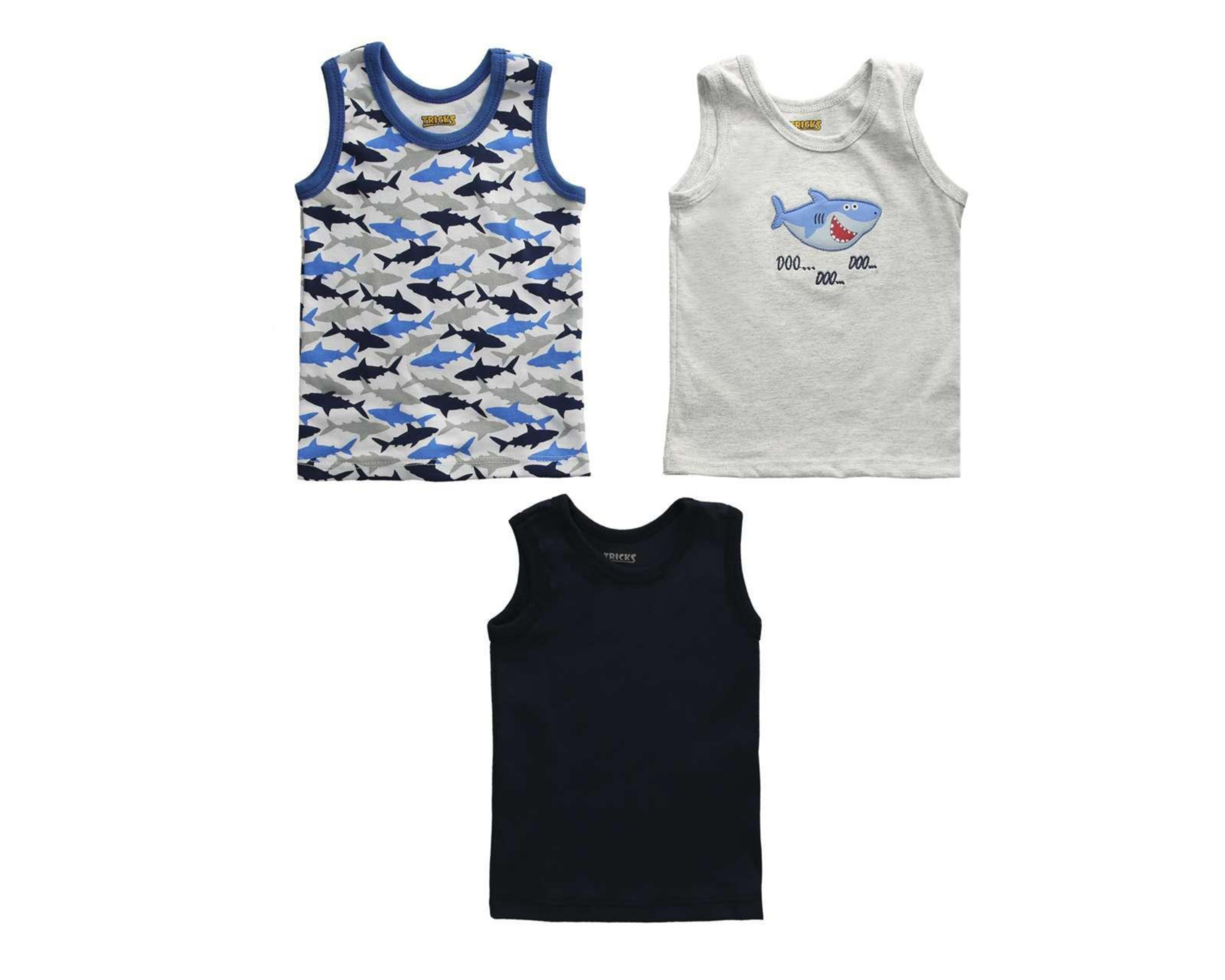 Foto 2 pulgar | Camisetas Tricks de Algodón para Bebé niño