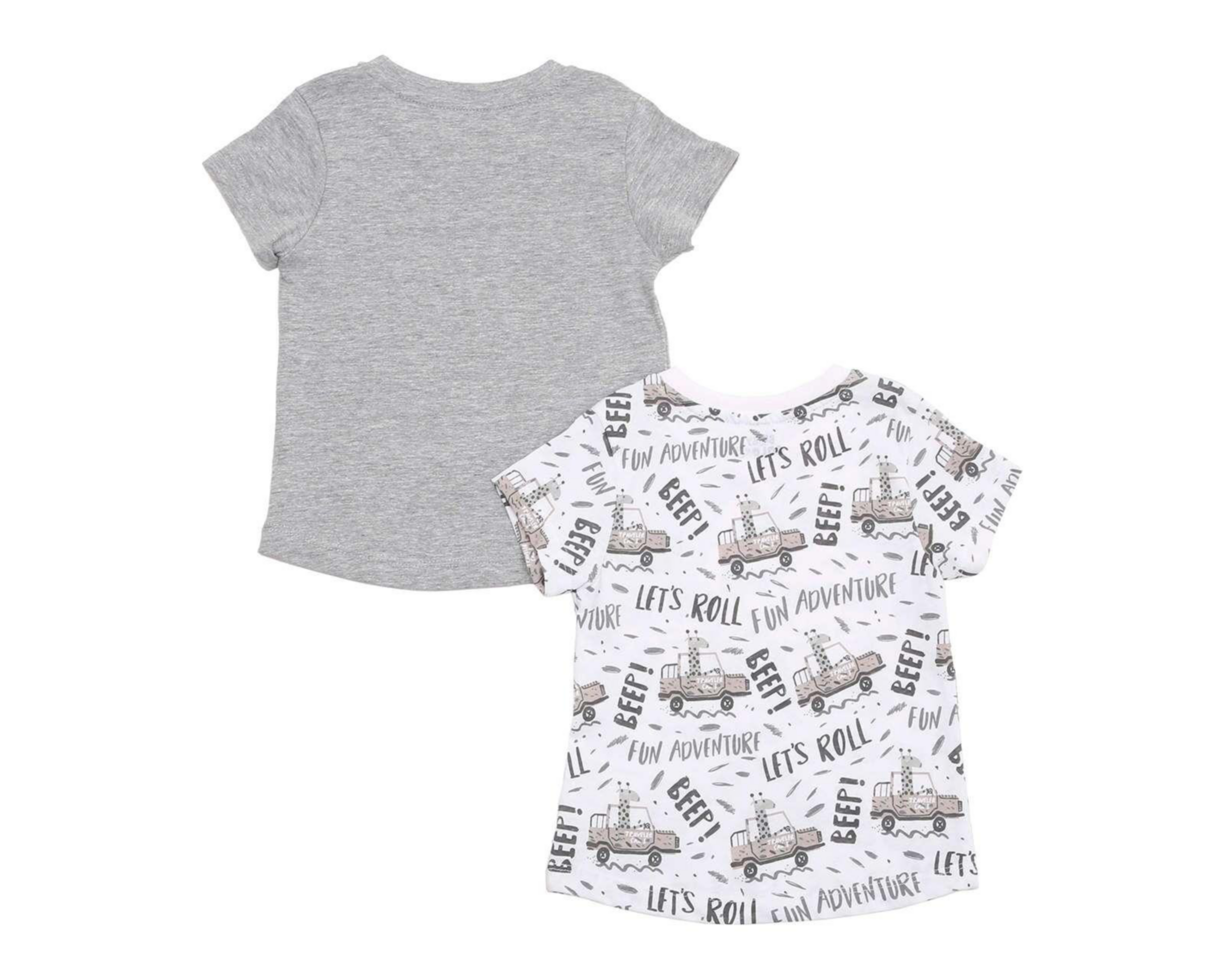 Foto 3 pulgar | Playera Baby Colors de Algodón para Bebé Niño 2 Piezas