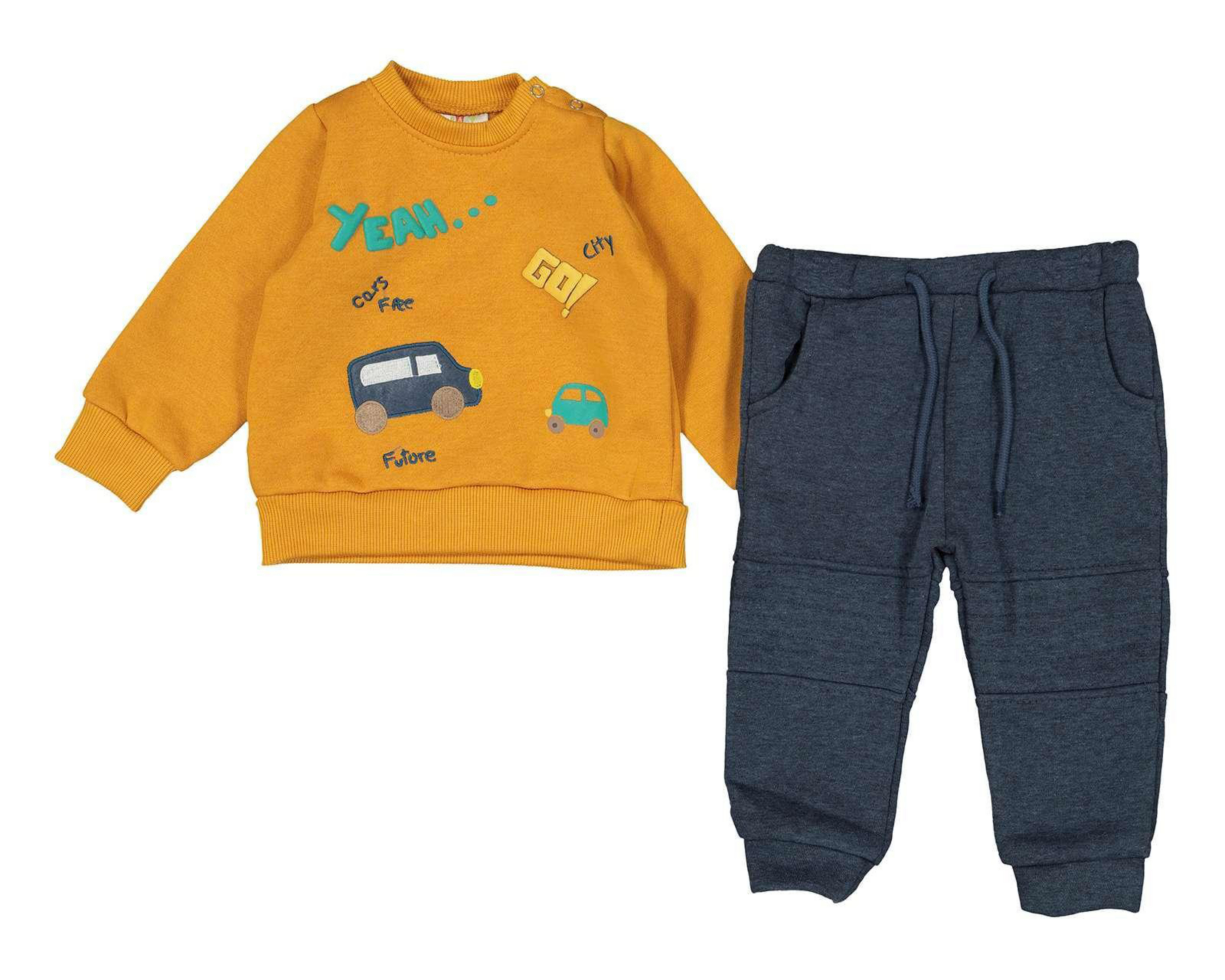 Sudadera y Pants Baby Colors para Bebé Niño