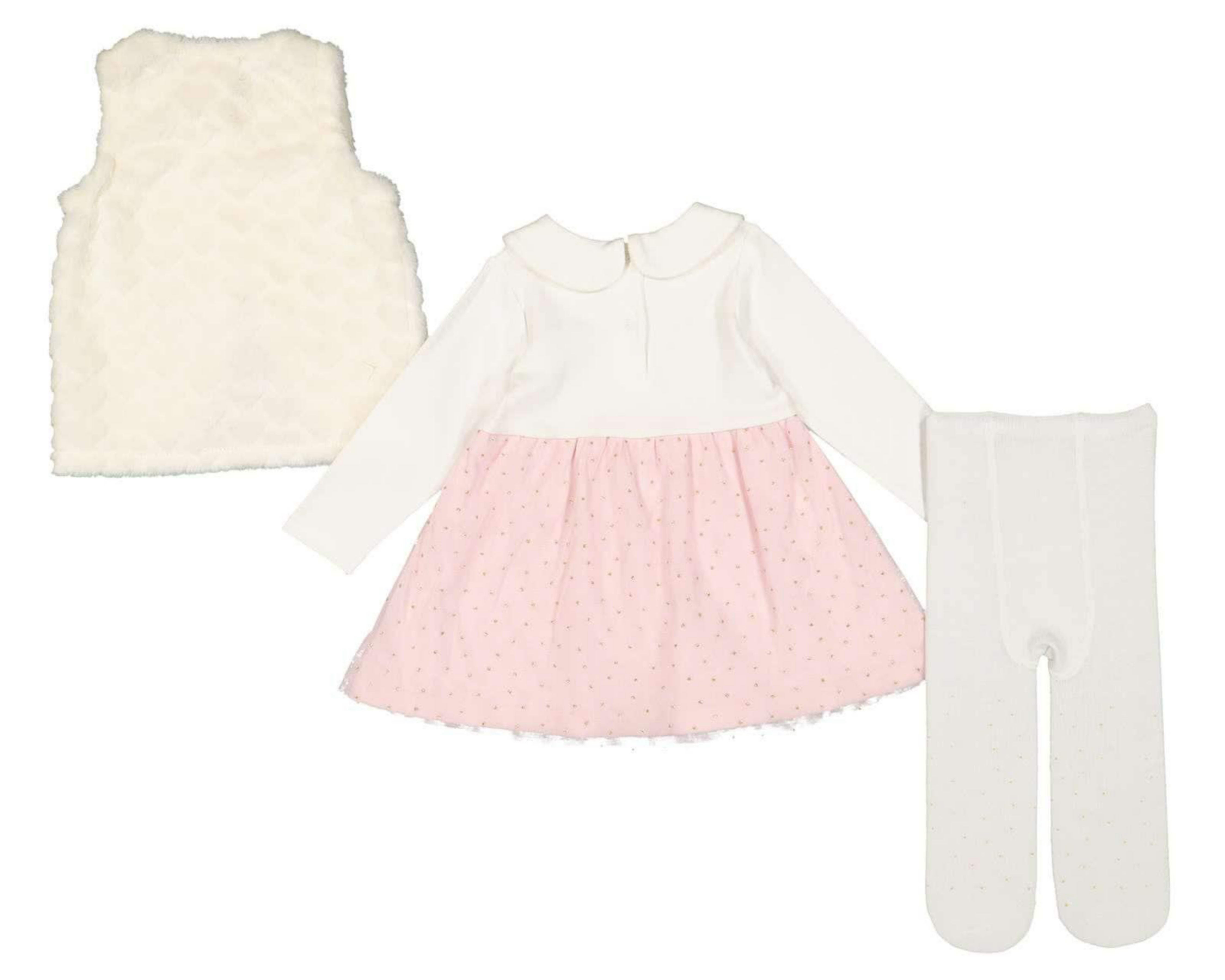 Foto 3 pulgar | Conjunto con Chaleco Baby Colors para Bebé Niña