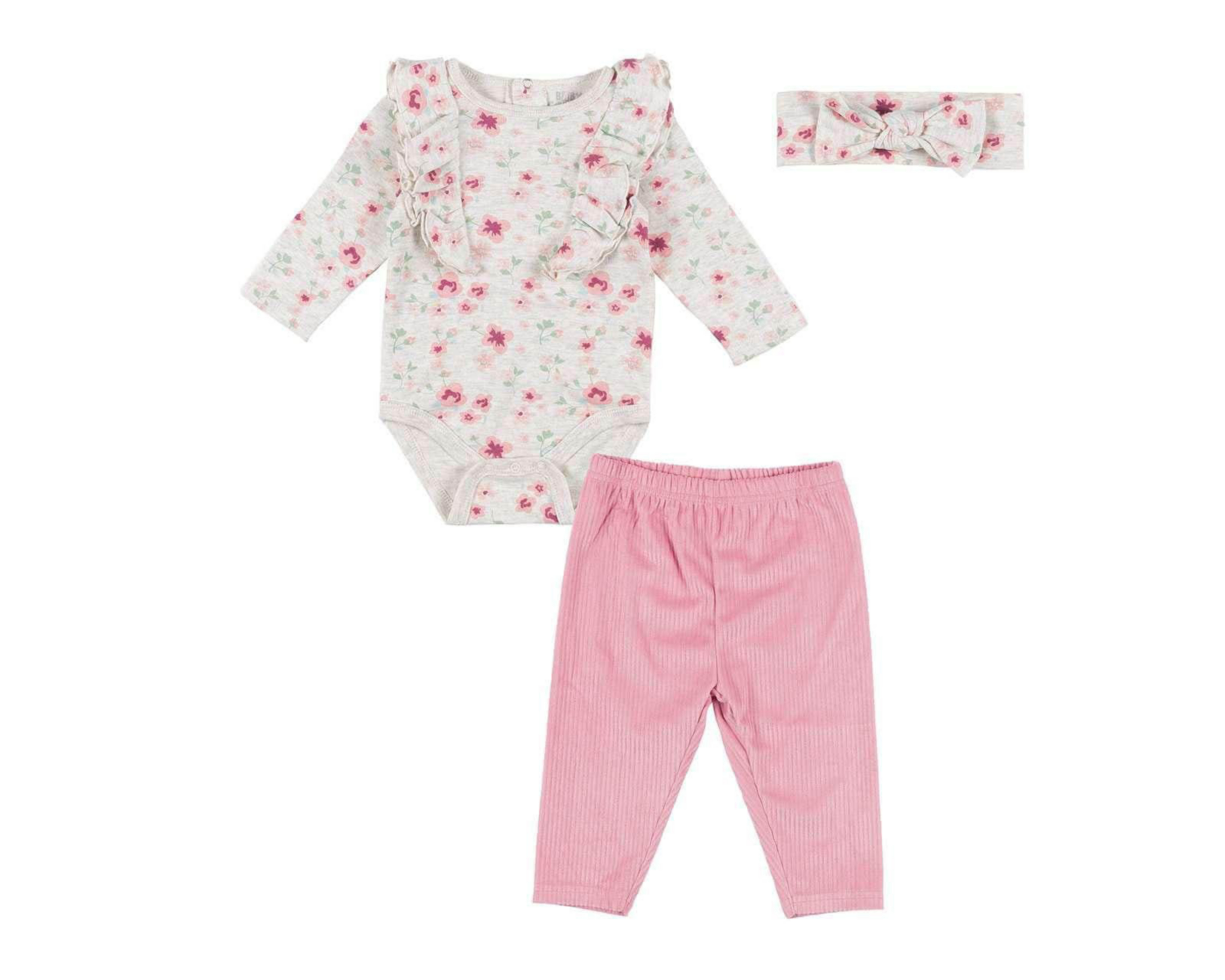 Conjunto con Pantalón Baby Colors para Bebé Niña