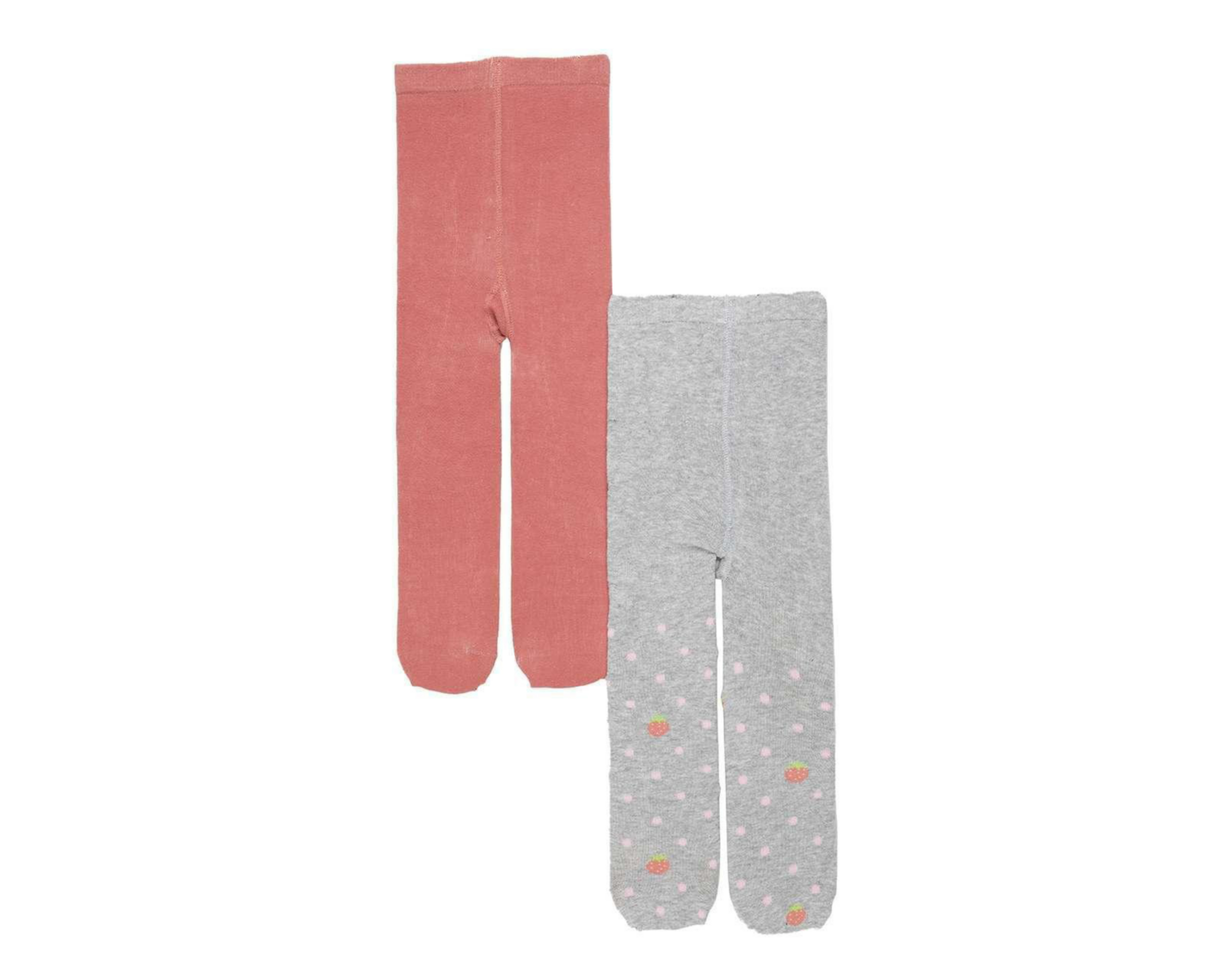 Mallas Grises/Rosas para Bebé Niña 2 Piezas $69