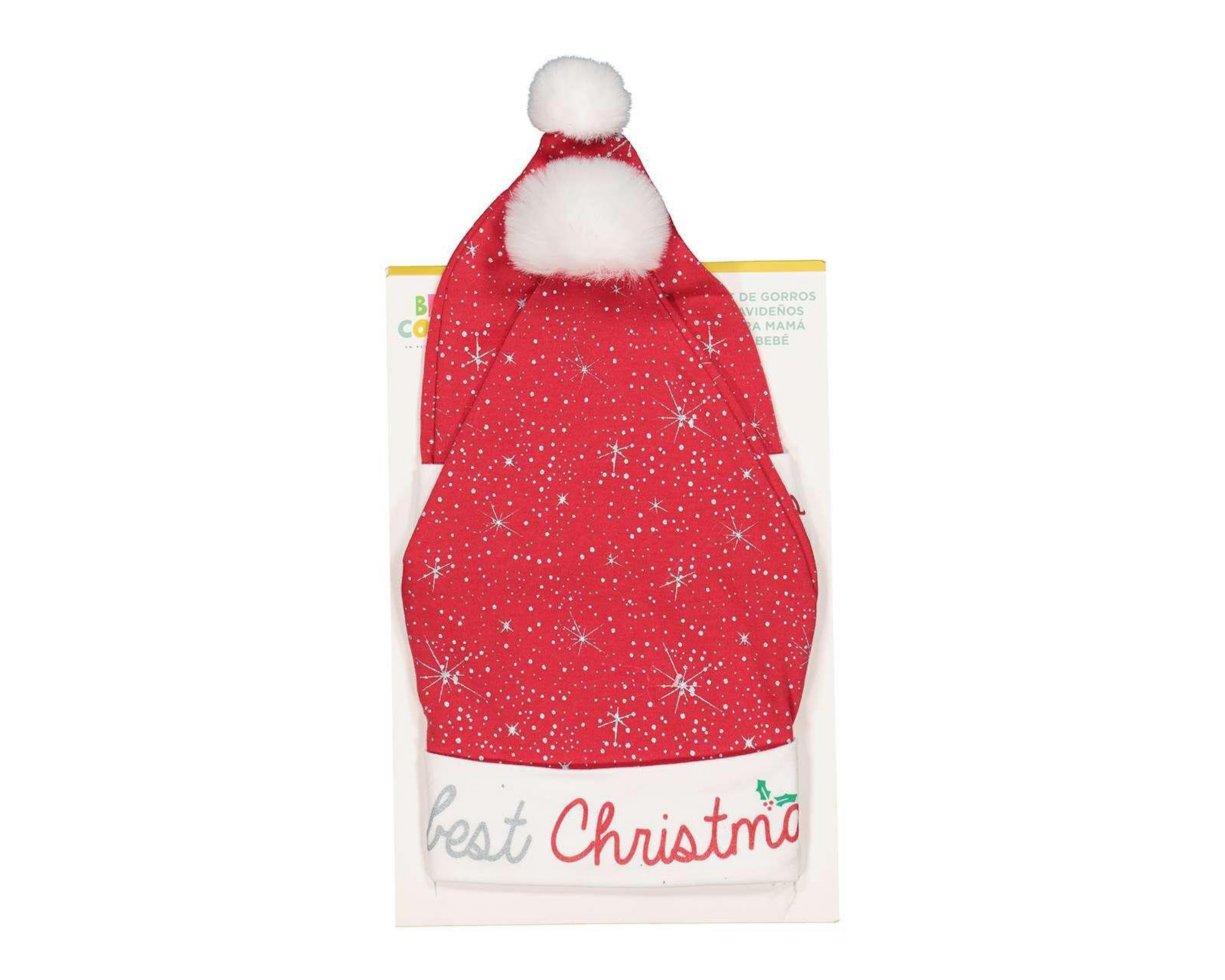 Foto 1 | Gorro Navideño de Algodón Baby Colors 2 Piezas