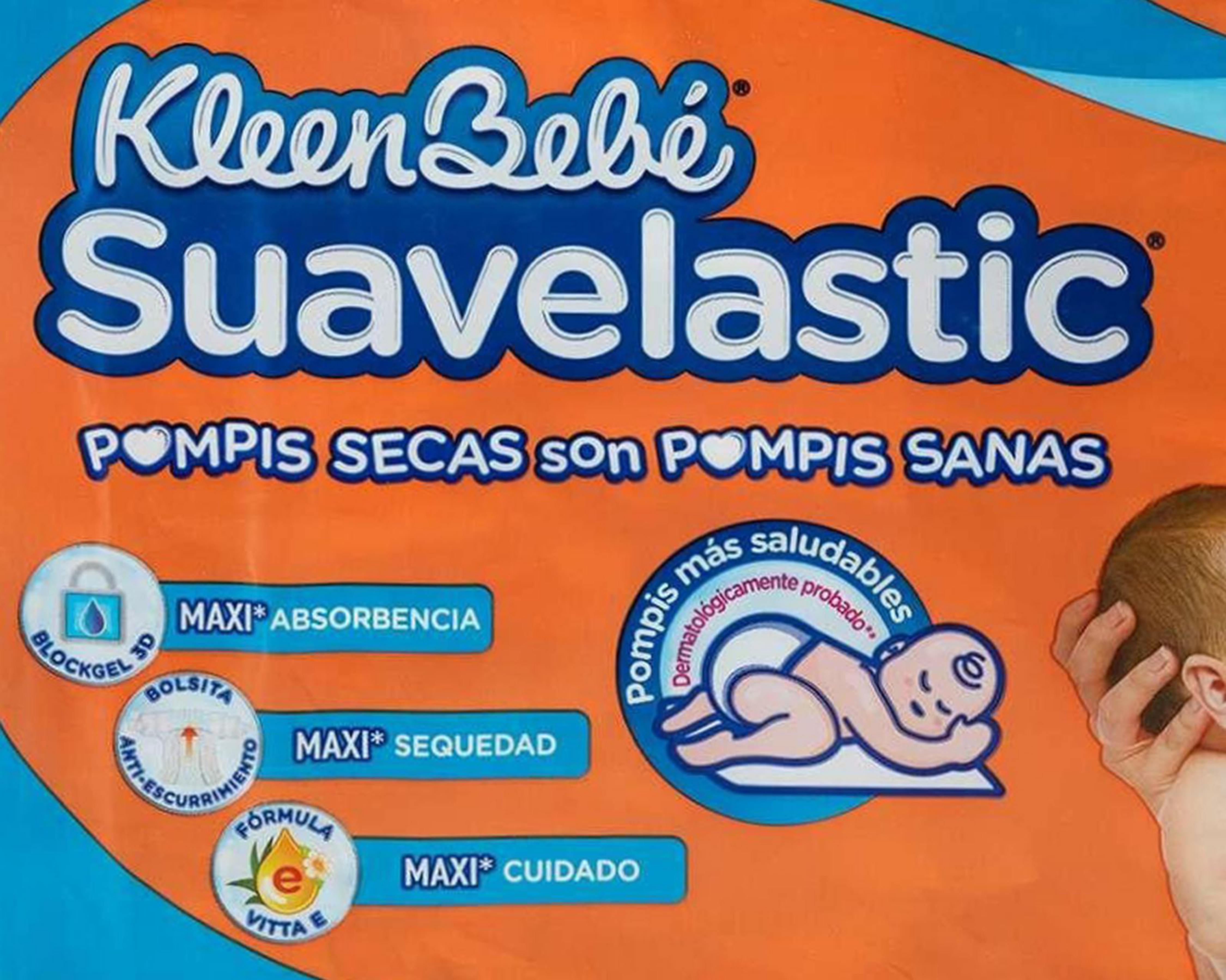 Foto 3 pulgar | Pañales KleenBebé Suavelastic Recién Nacido Etapa 1