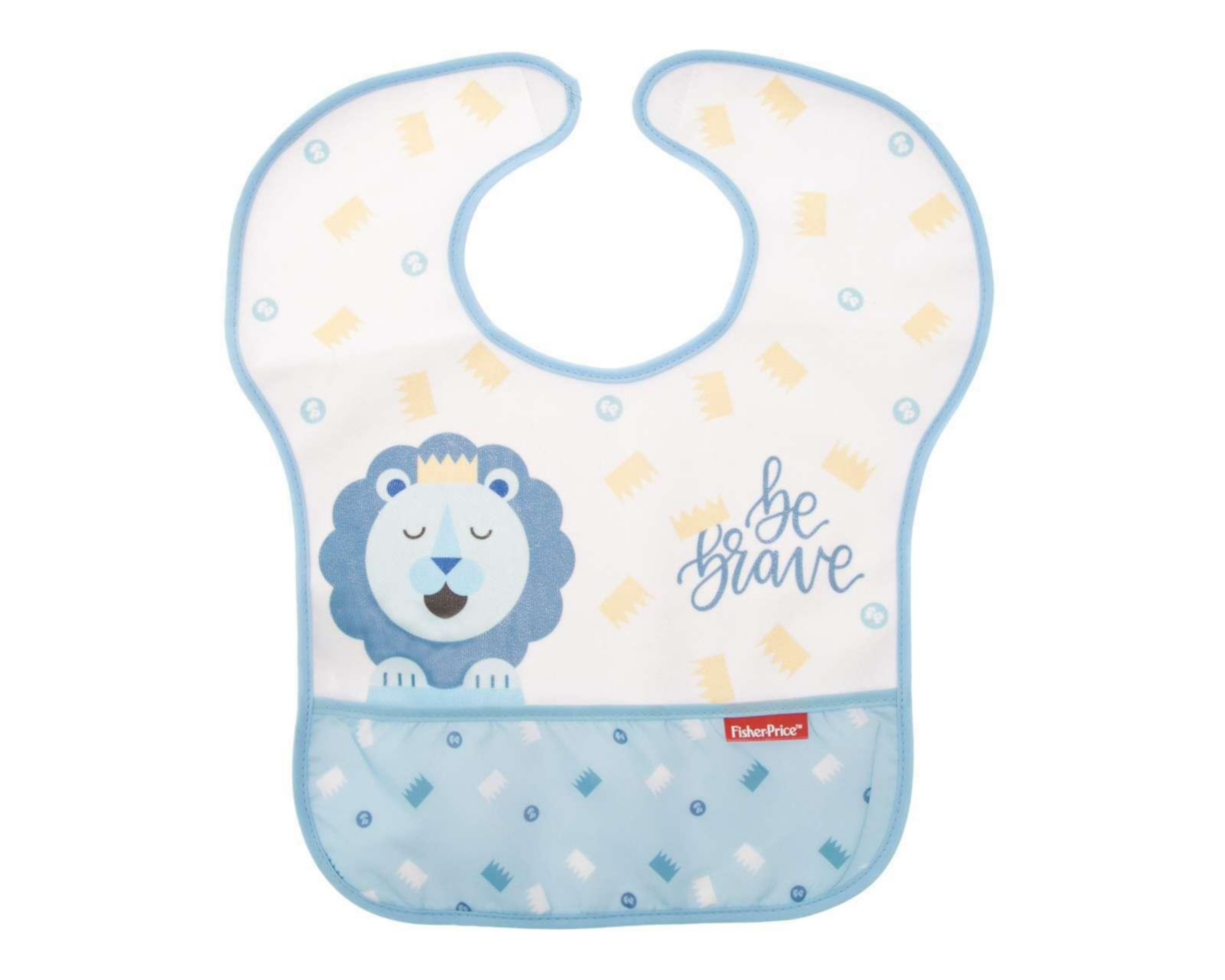 Babero  Azul Fisher Price para Bebé Niño