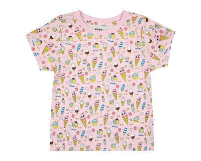 Foto 6 | Playera Baby Colors de Algodón para Bebé Niña 4 Piezas