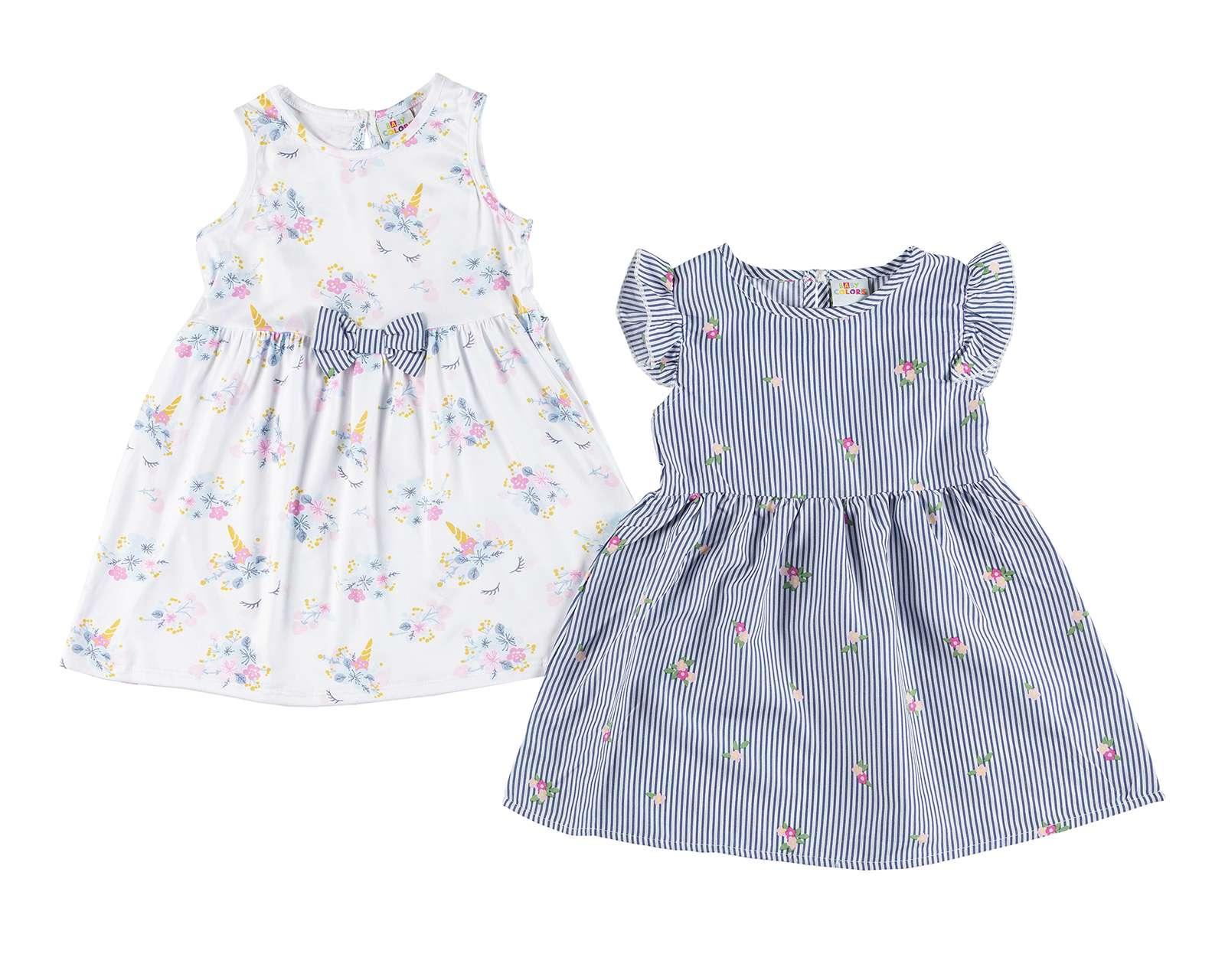 Vestido Baby Colors para Bebé Niña 2 Piezas