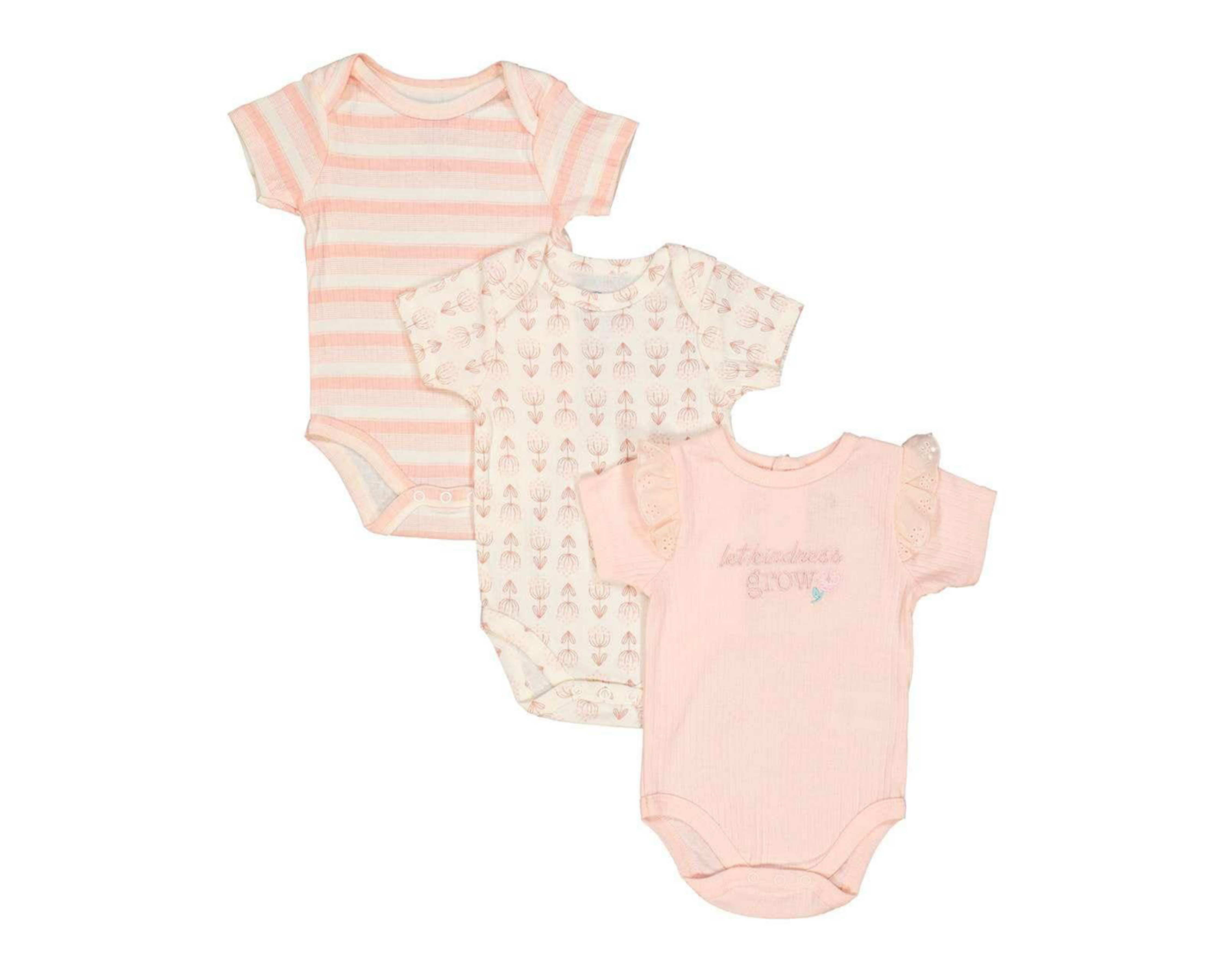 Pañalero Bam-Bu para Bebé Niña 3 Piezas $199