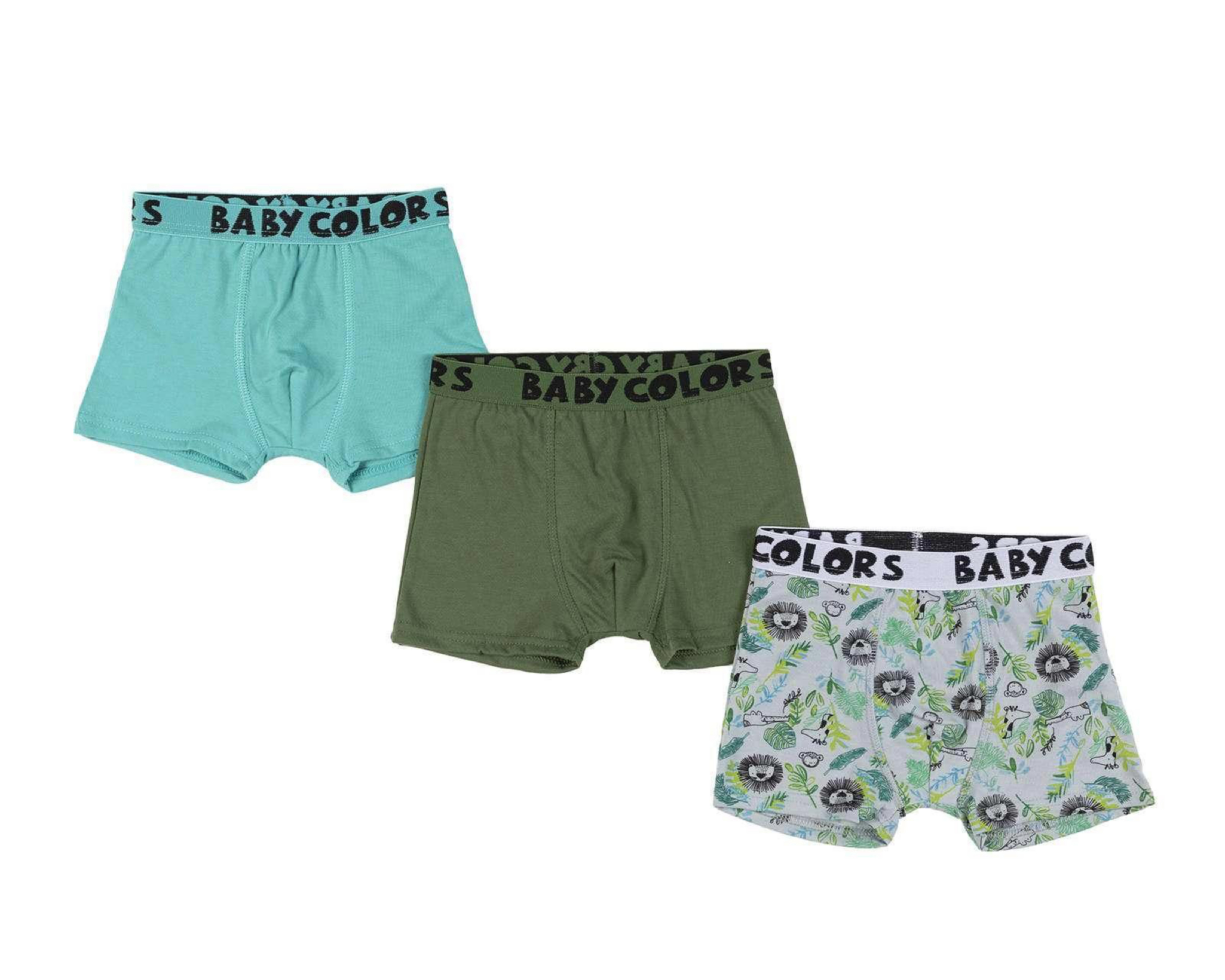 Bóxer Baby Colors para Bebé Niño 3 Piezas