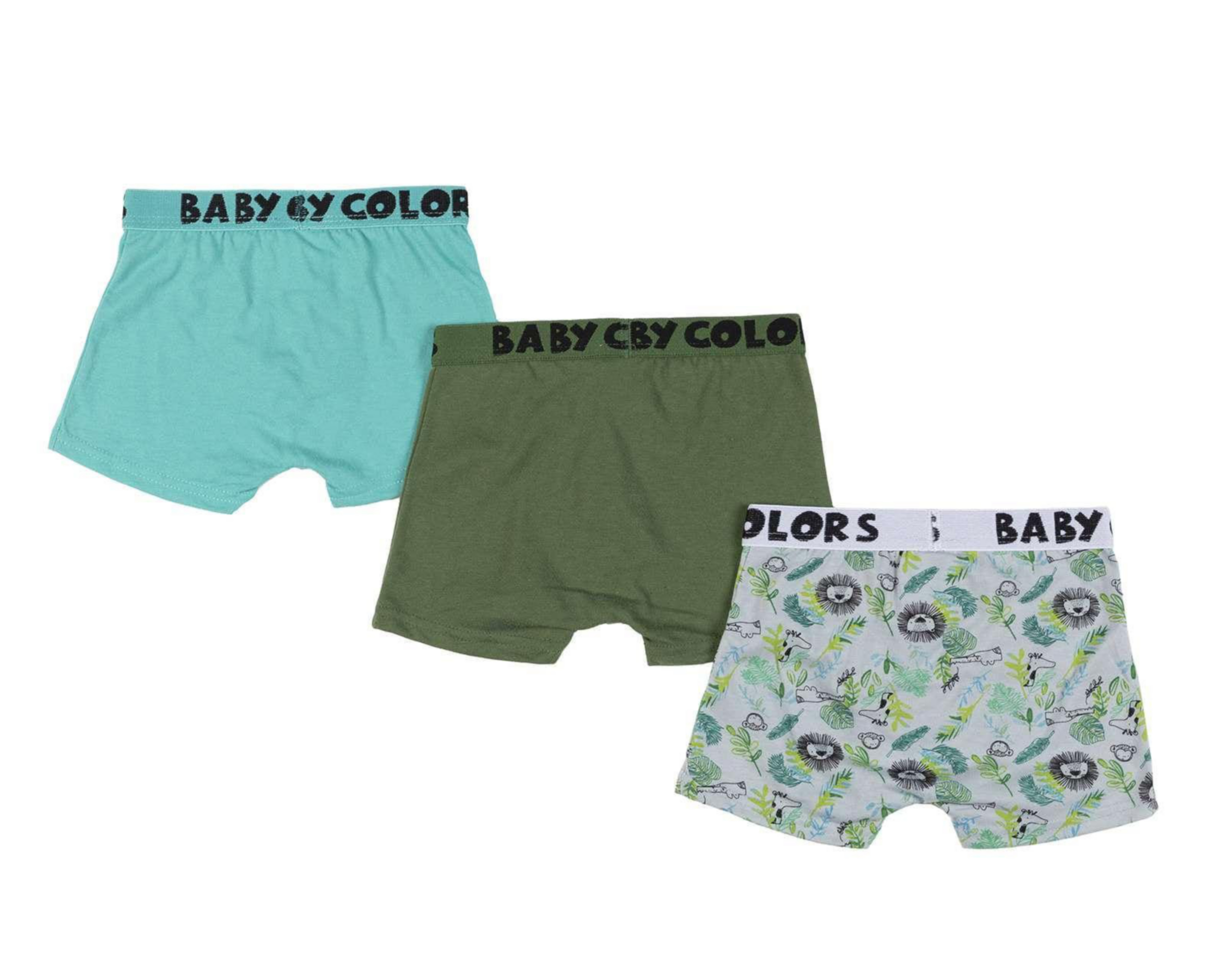 Foto 2 | Bóxer Baby Colors para Bebé Niño 3 Piezas